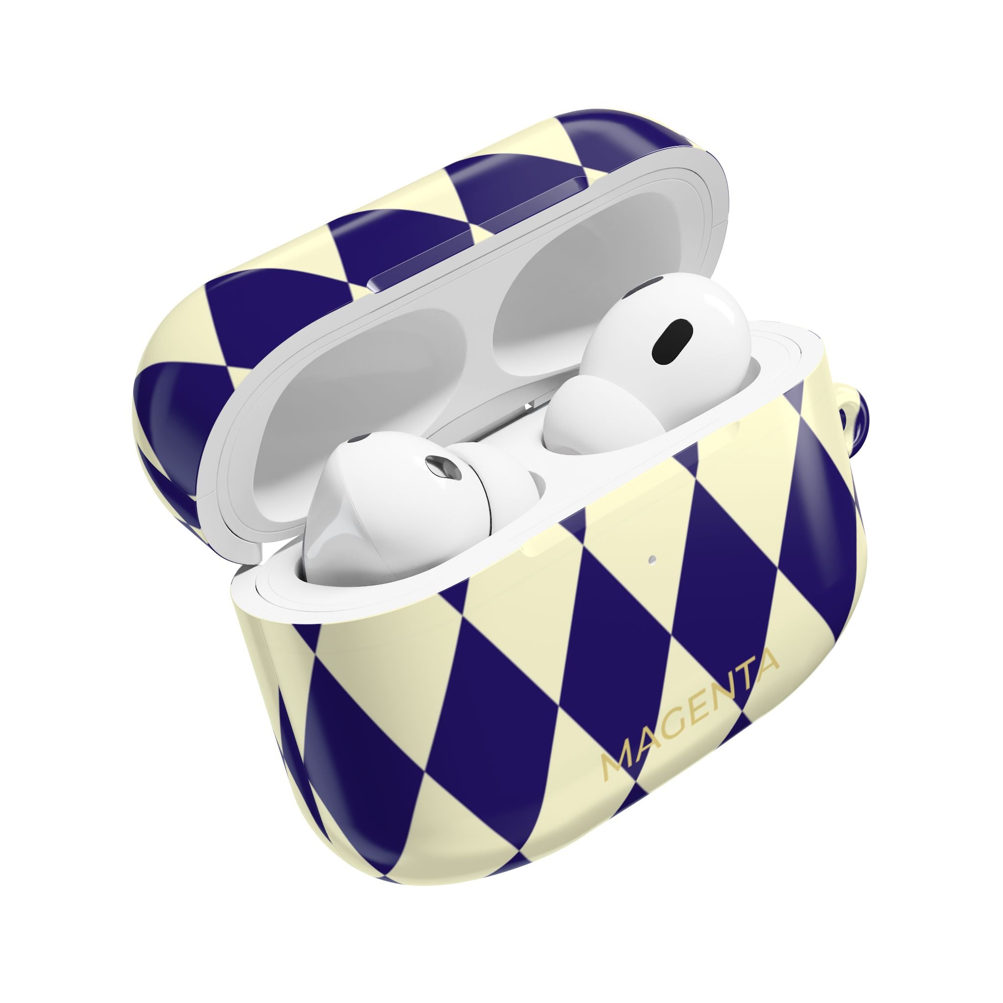Navy & Cream Geometric AirPods Pro Gen 1 Case