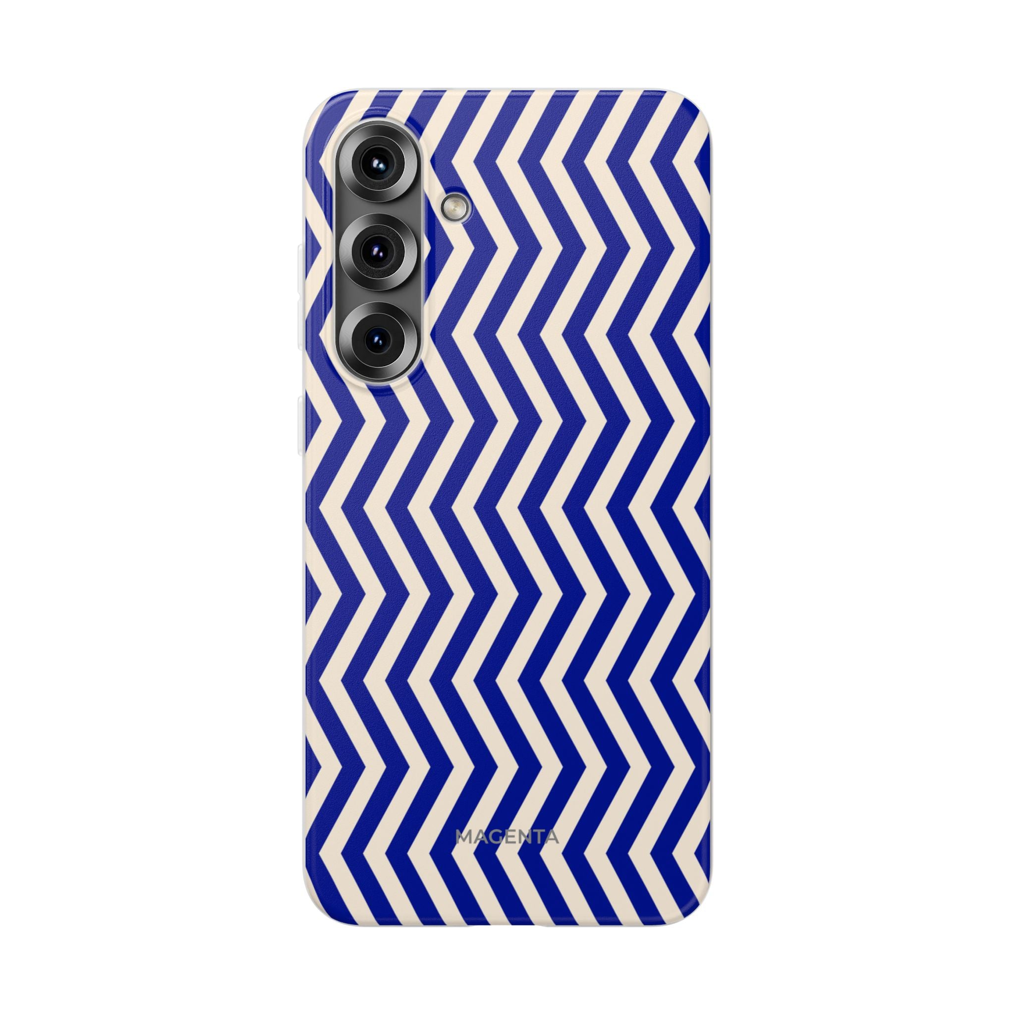 Blue Chevron Flexi Case