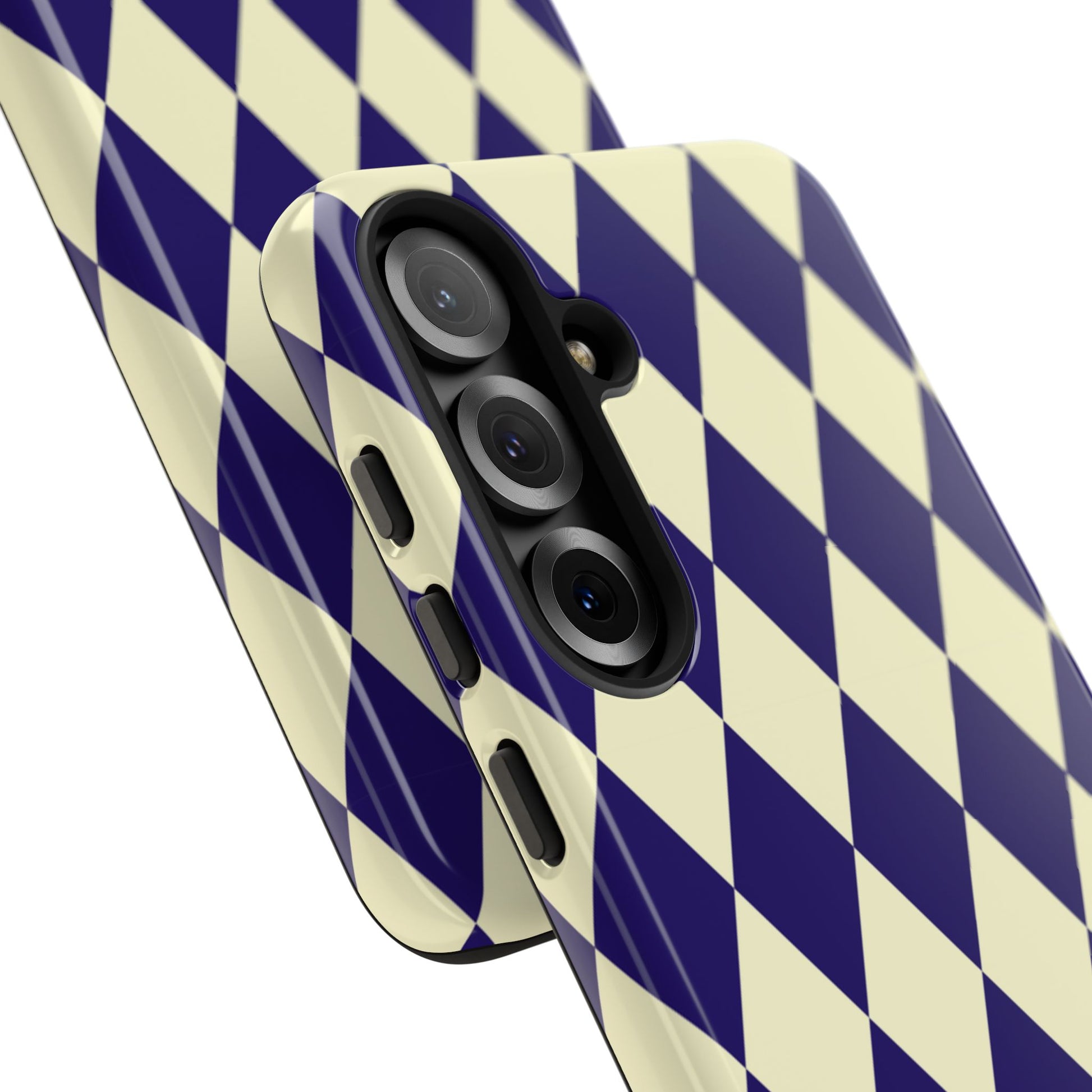 ์Navy & Cream Geometric Tough Case