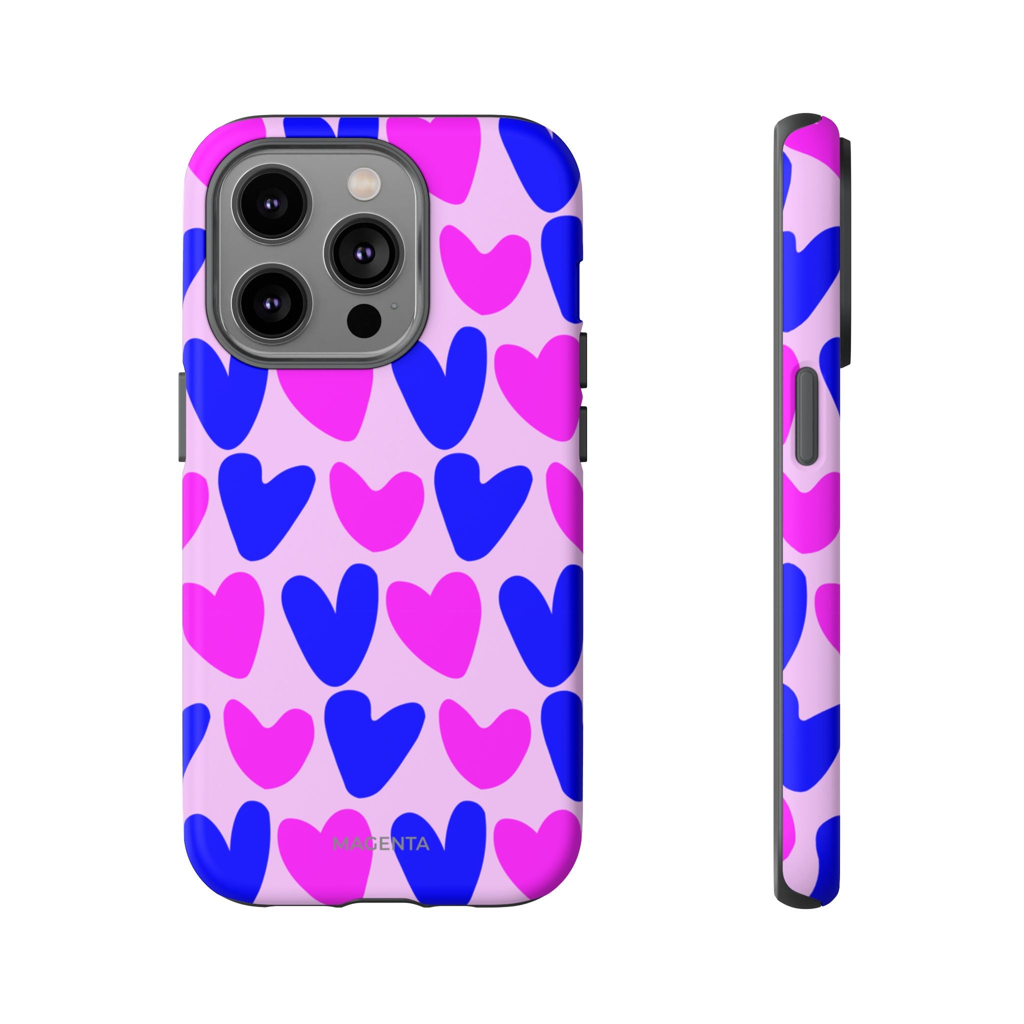 Neon Pop Hearts Tough Case