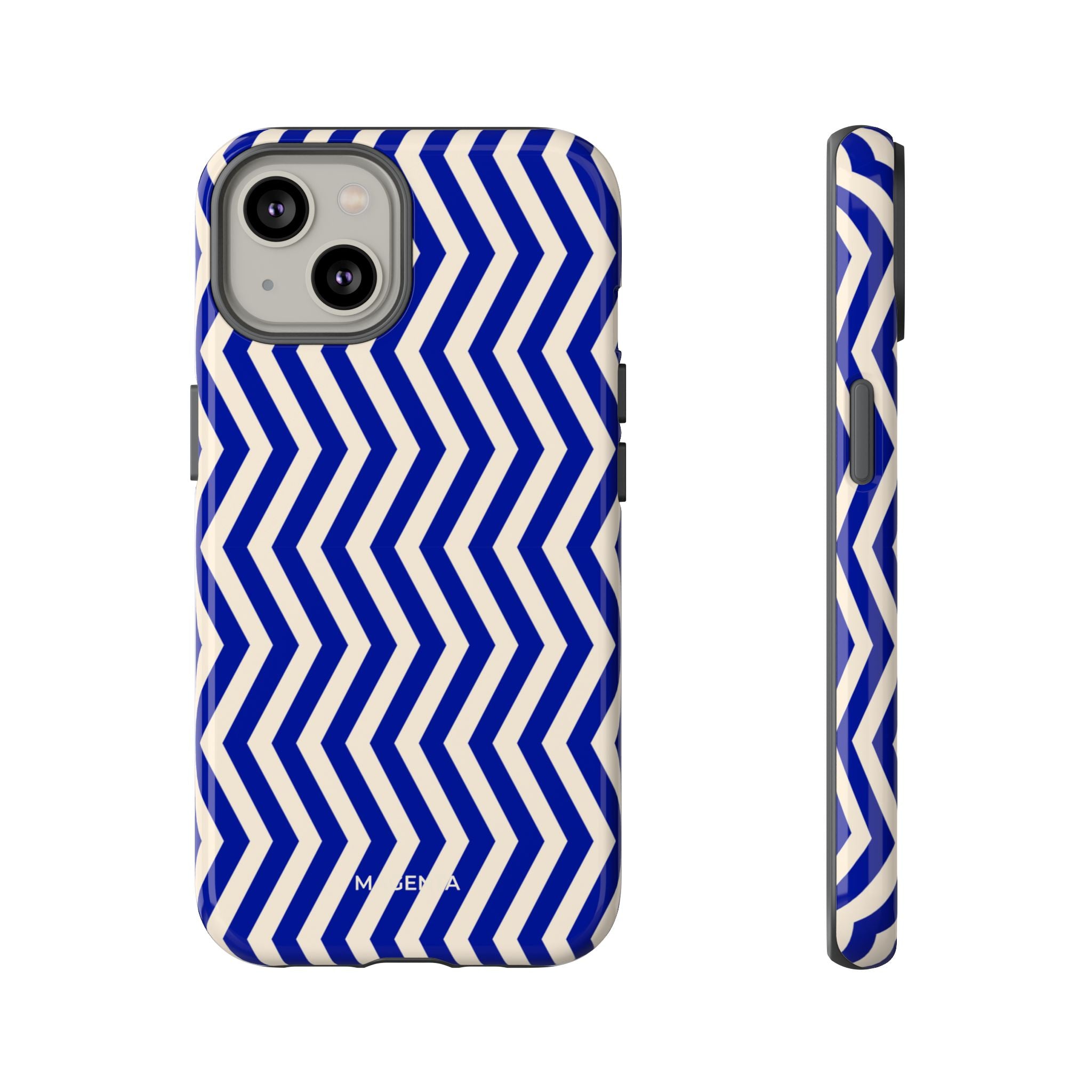 Blue Chevron Tough Case