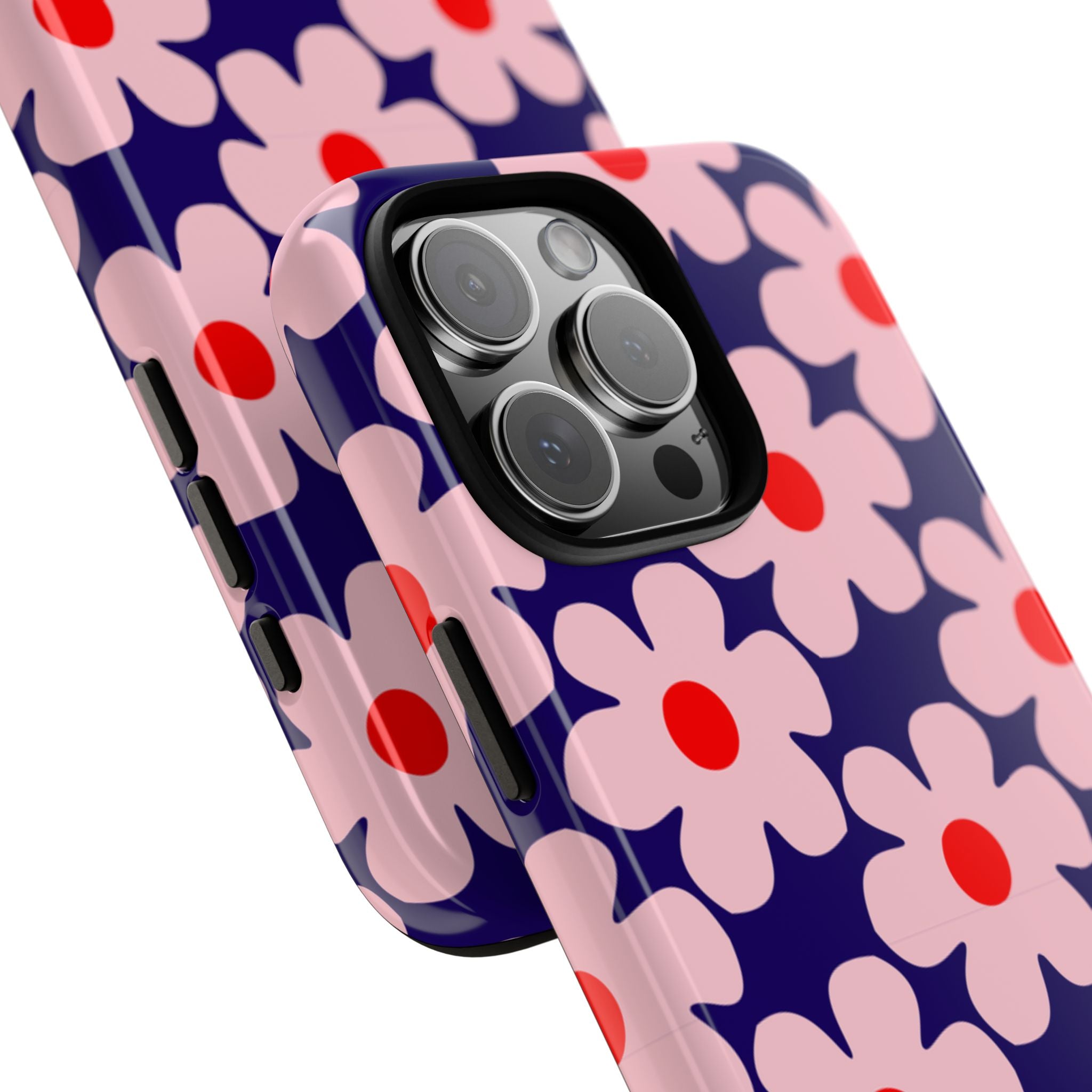 Minimal Pale Pink Flowers Tough Case