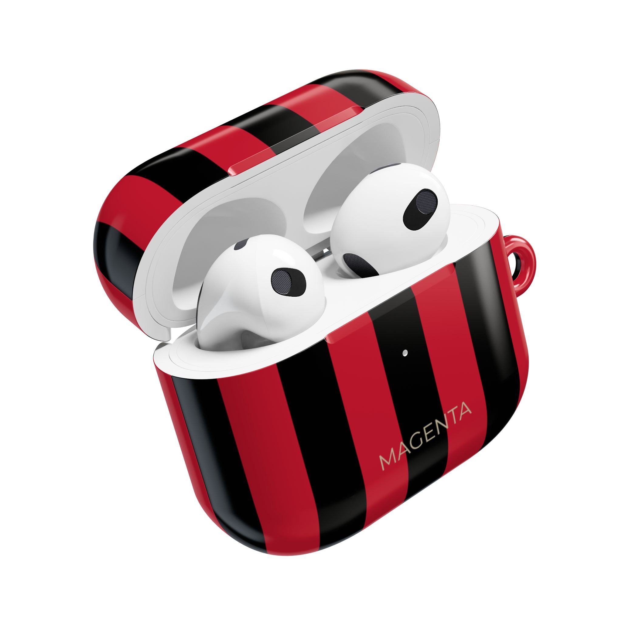 Red & Black Stripes AirPods Gen 3 Case