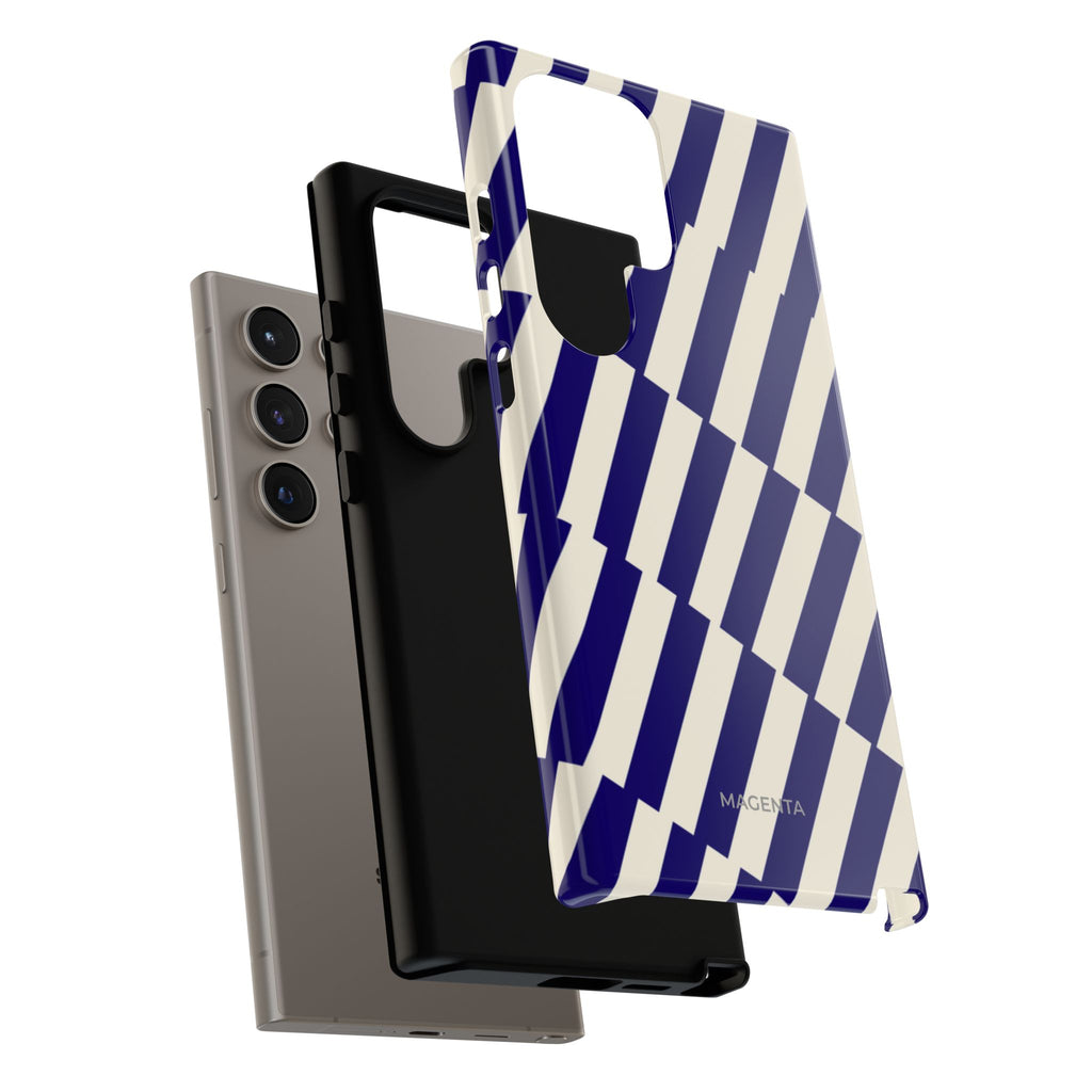 Deep Blue Crosswalk Tough Case
