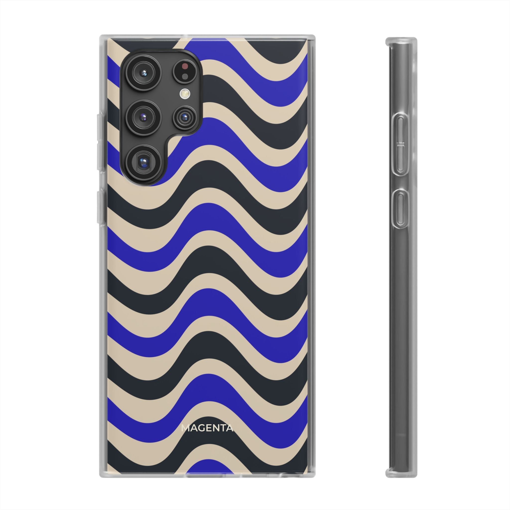 Black & Blue Flexi Case
