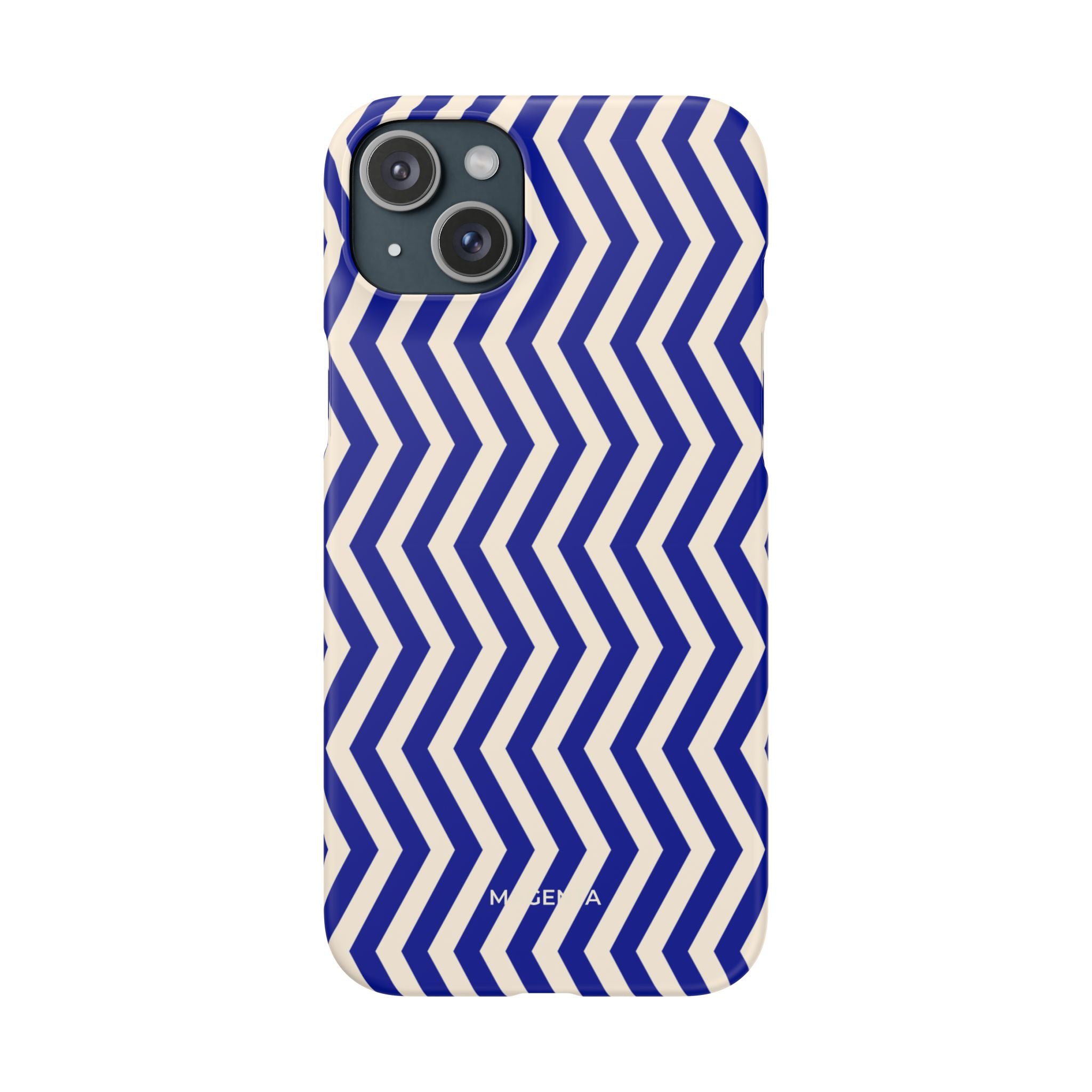 Blue Chevron Snap Case