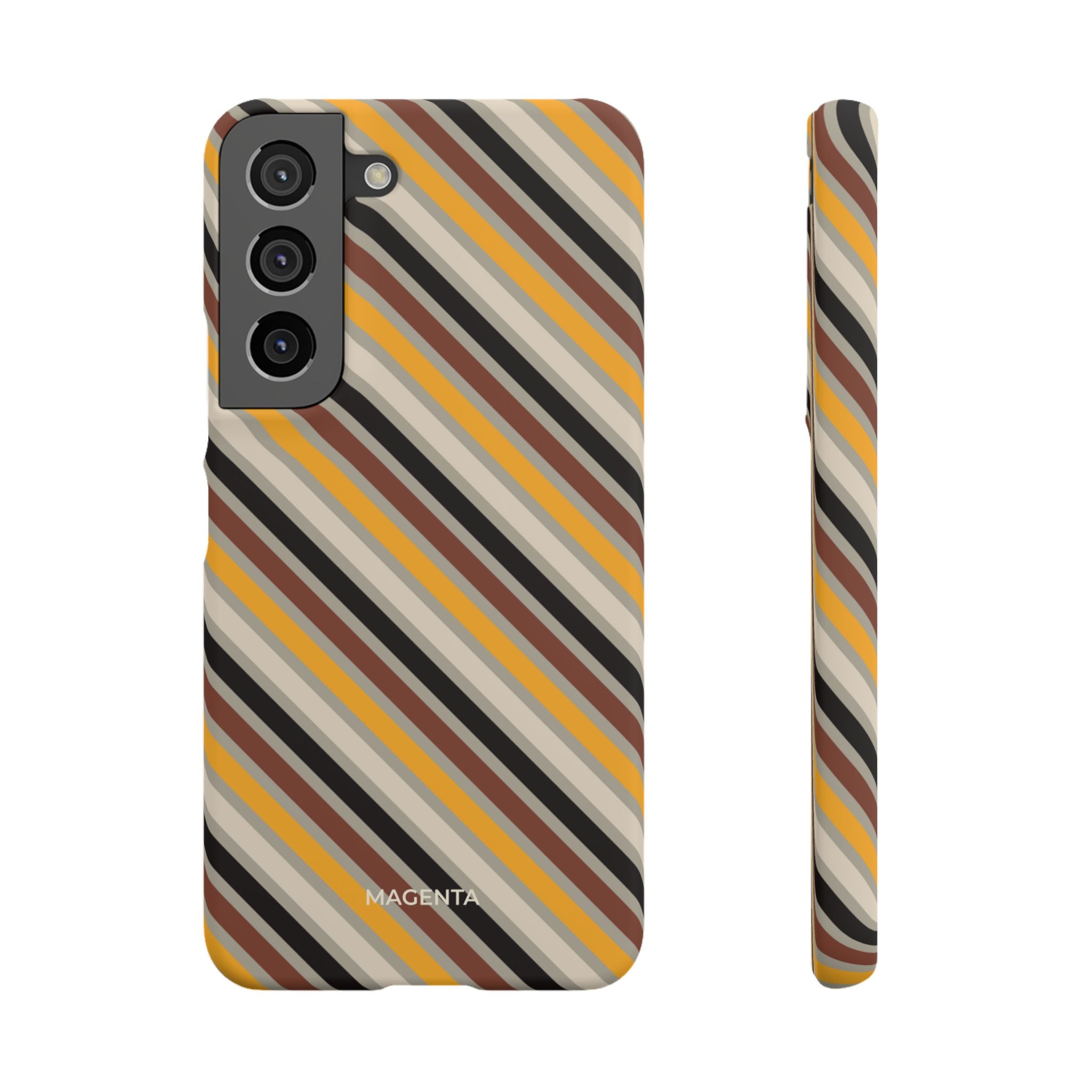 Earthy Stripes Snap Case