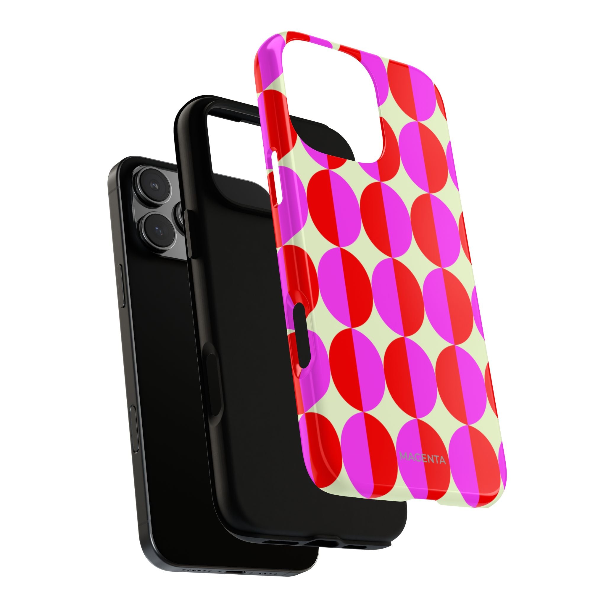Red Pink Circle Tough Case