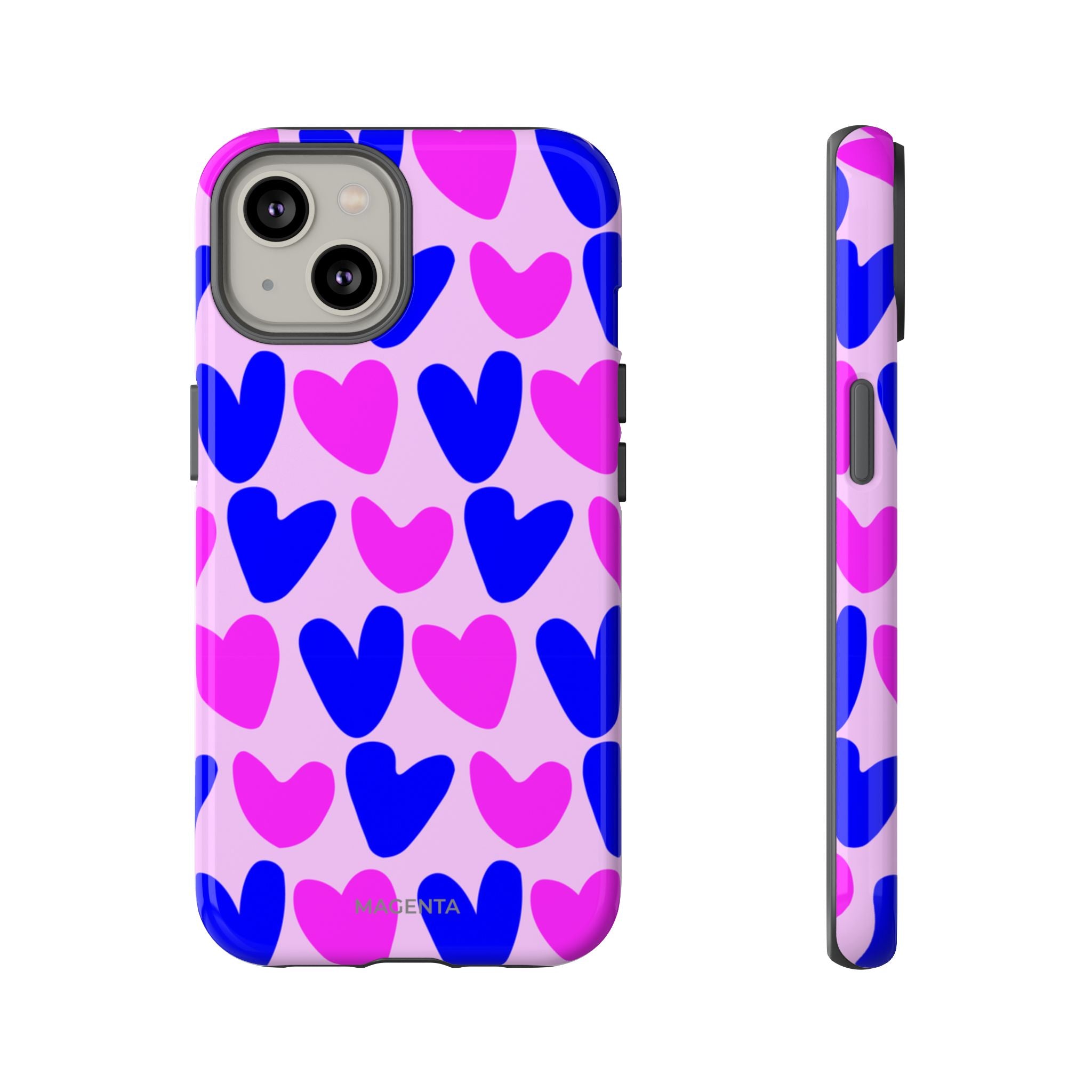 Neon Pop Hearts Tough Case