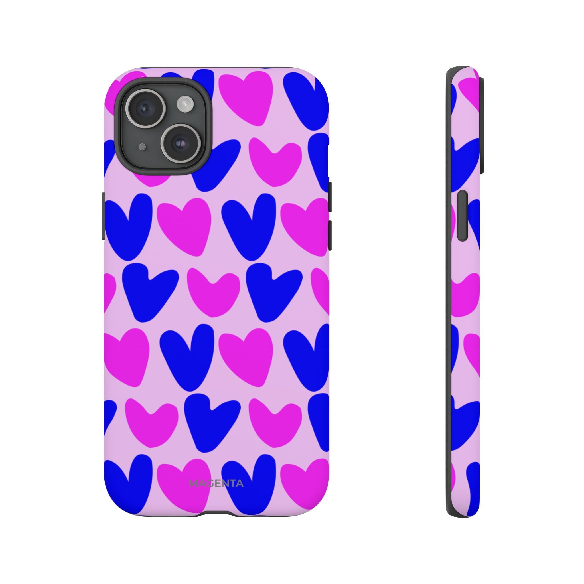 Neon Pop Hearts Tough Case