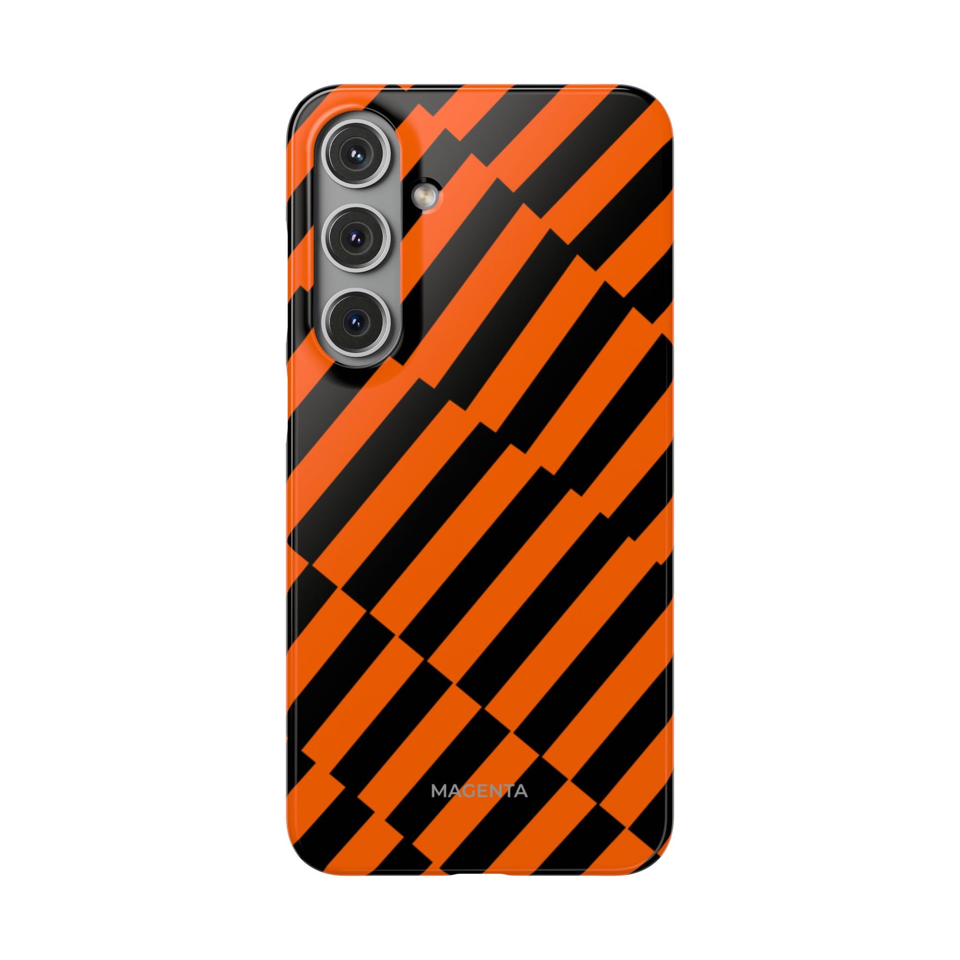 Pumpkin Stripes Snap Case