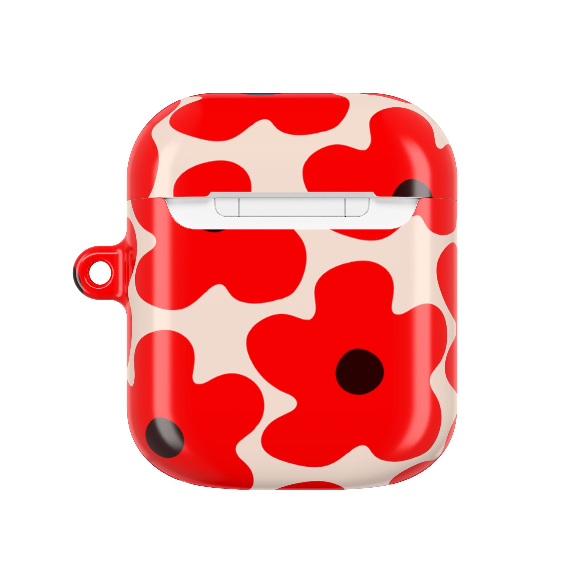 Red Floral AirPods Case