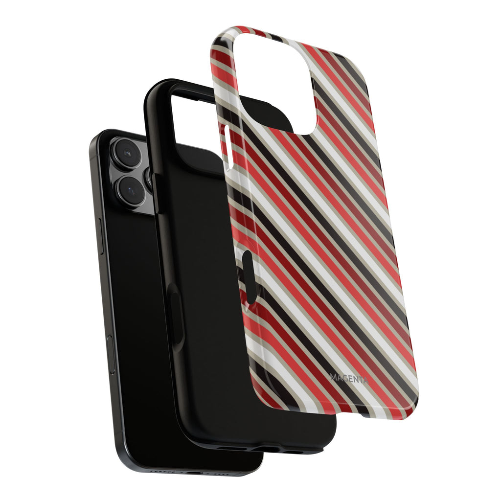 Red-Black Rhythm Tough Case