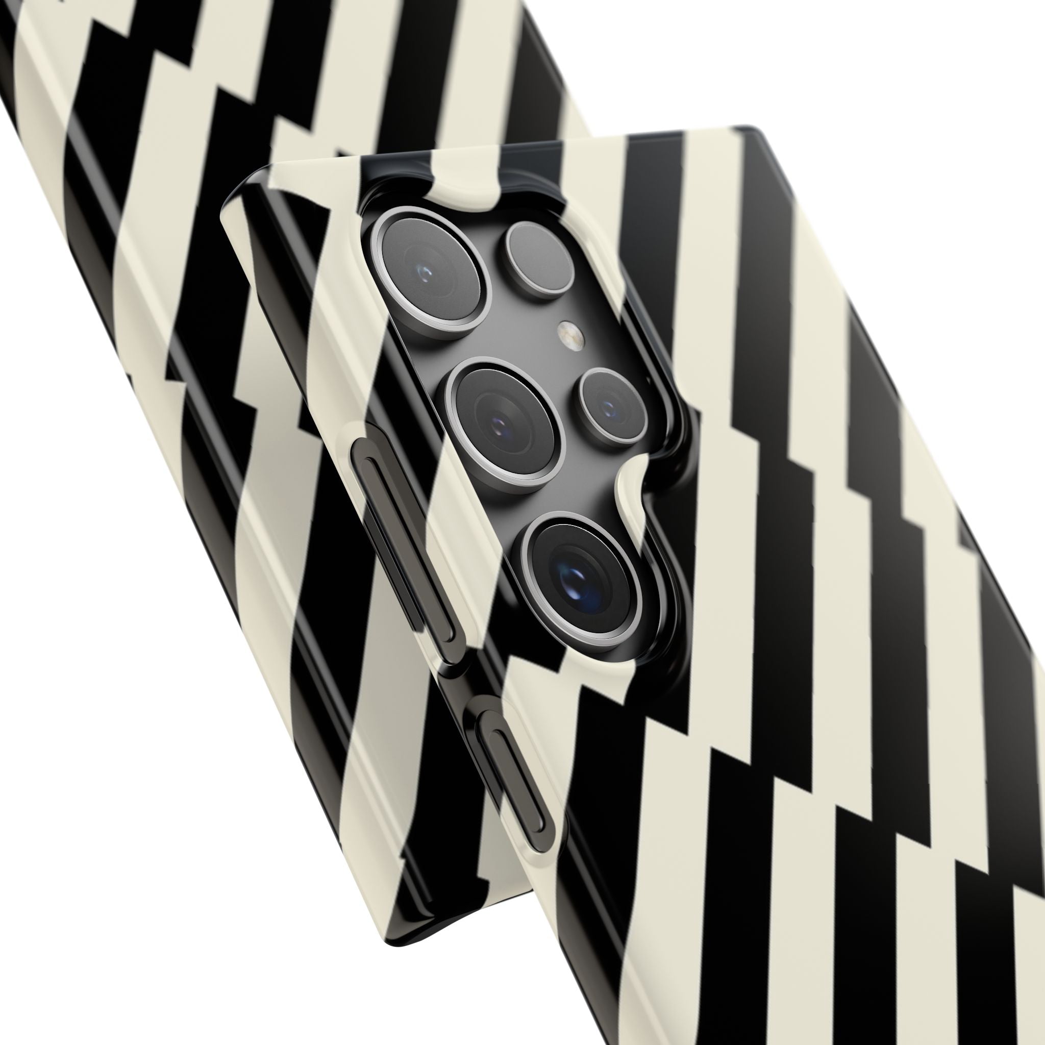 Black & White Crosswalk Snap Case
