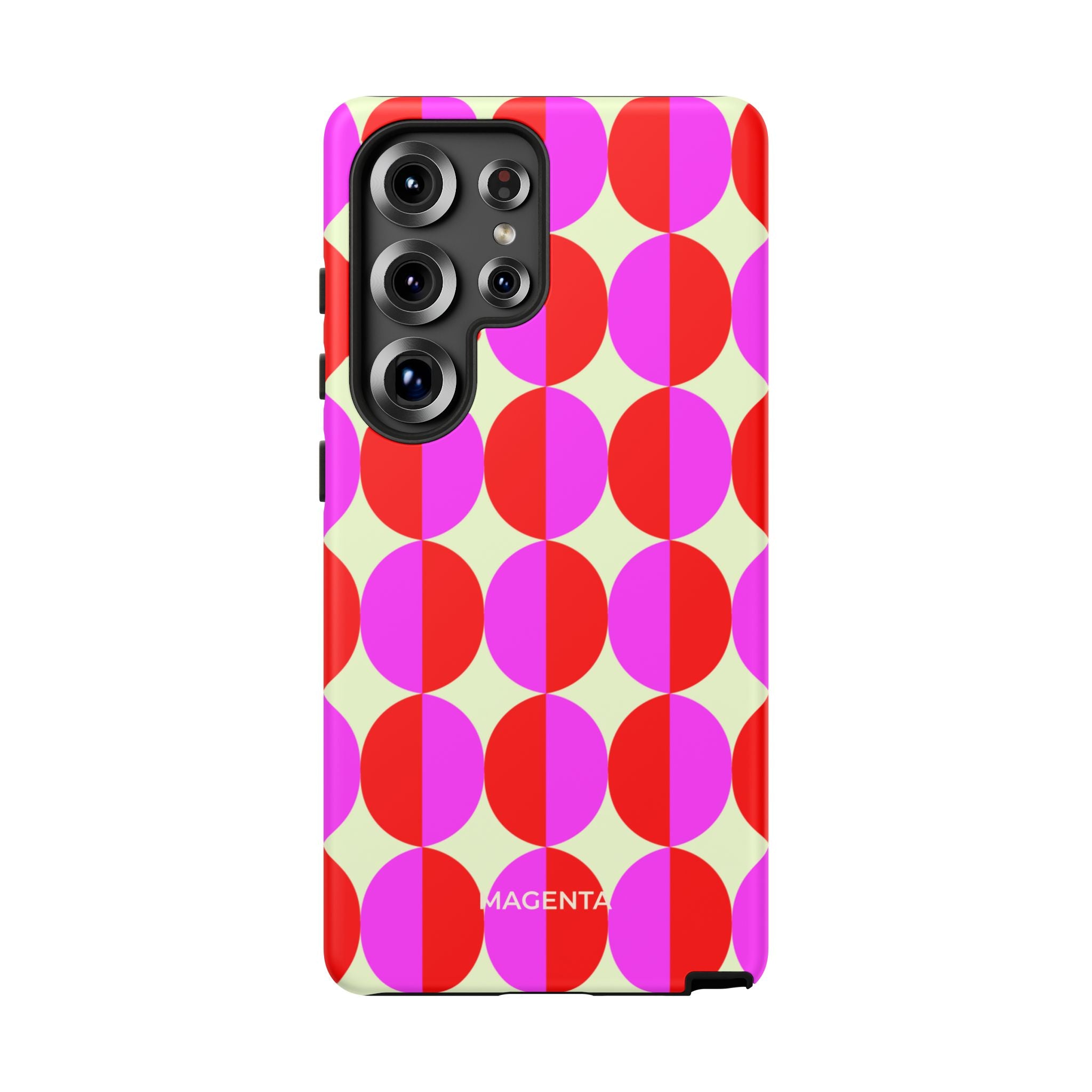 Red Pink Circle Tough Case