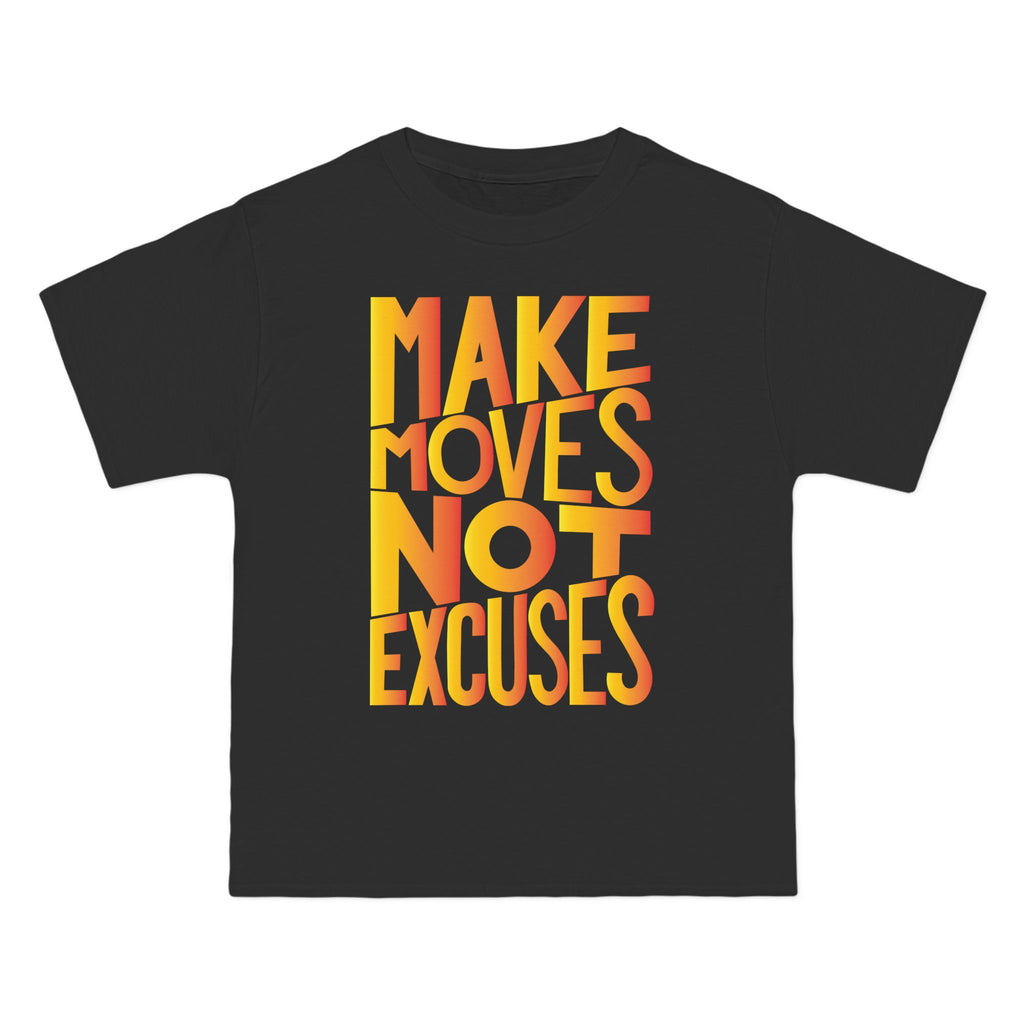 Make Moves, Not Excuses Short-Sleeve T-Shirt - Yellow