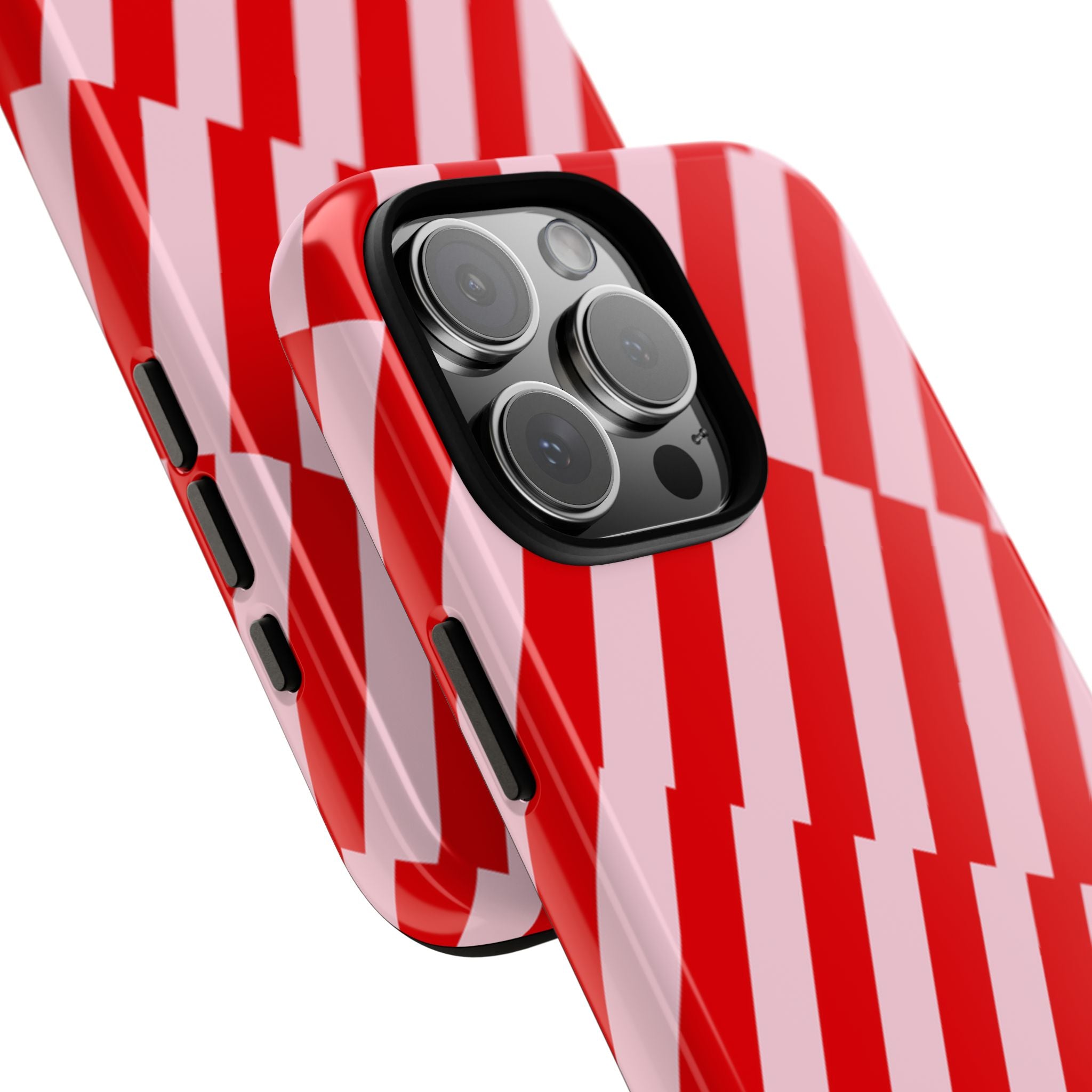 Cherry Pinstripe Tough Case