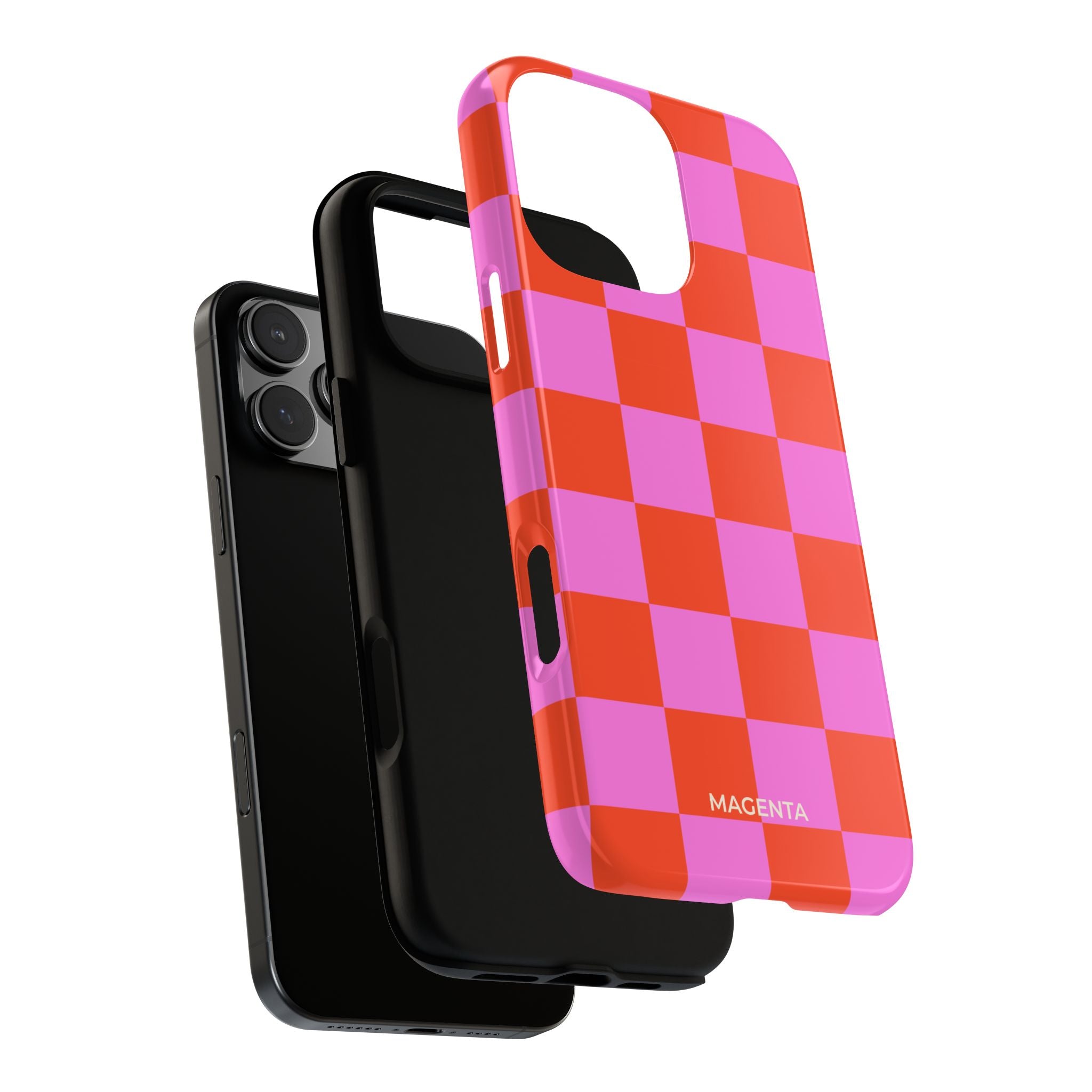 Pink & Orange Checkmate Tough Case