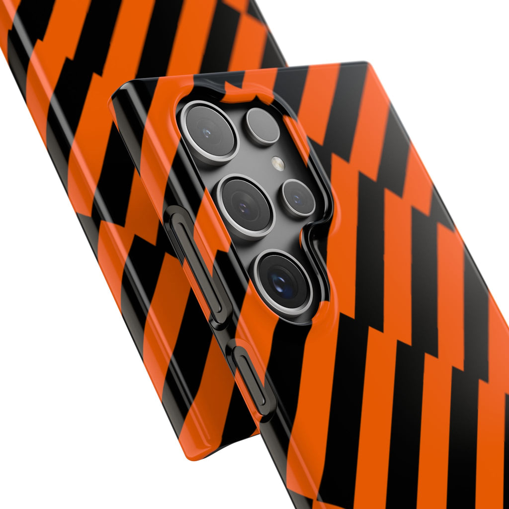 Pumpkin Stripes Snap Case
