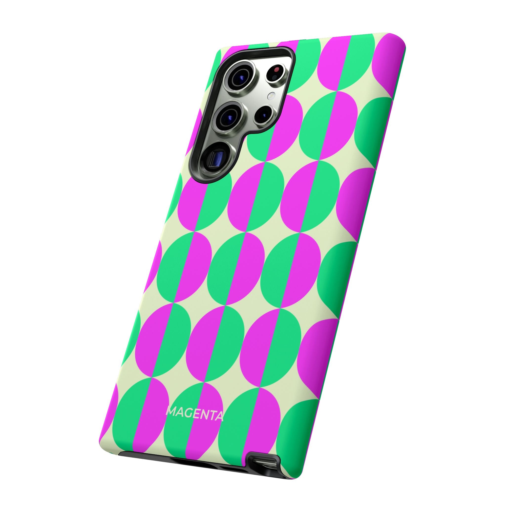Purple Green Circle Tough Case