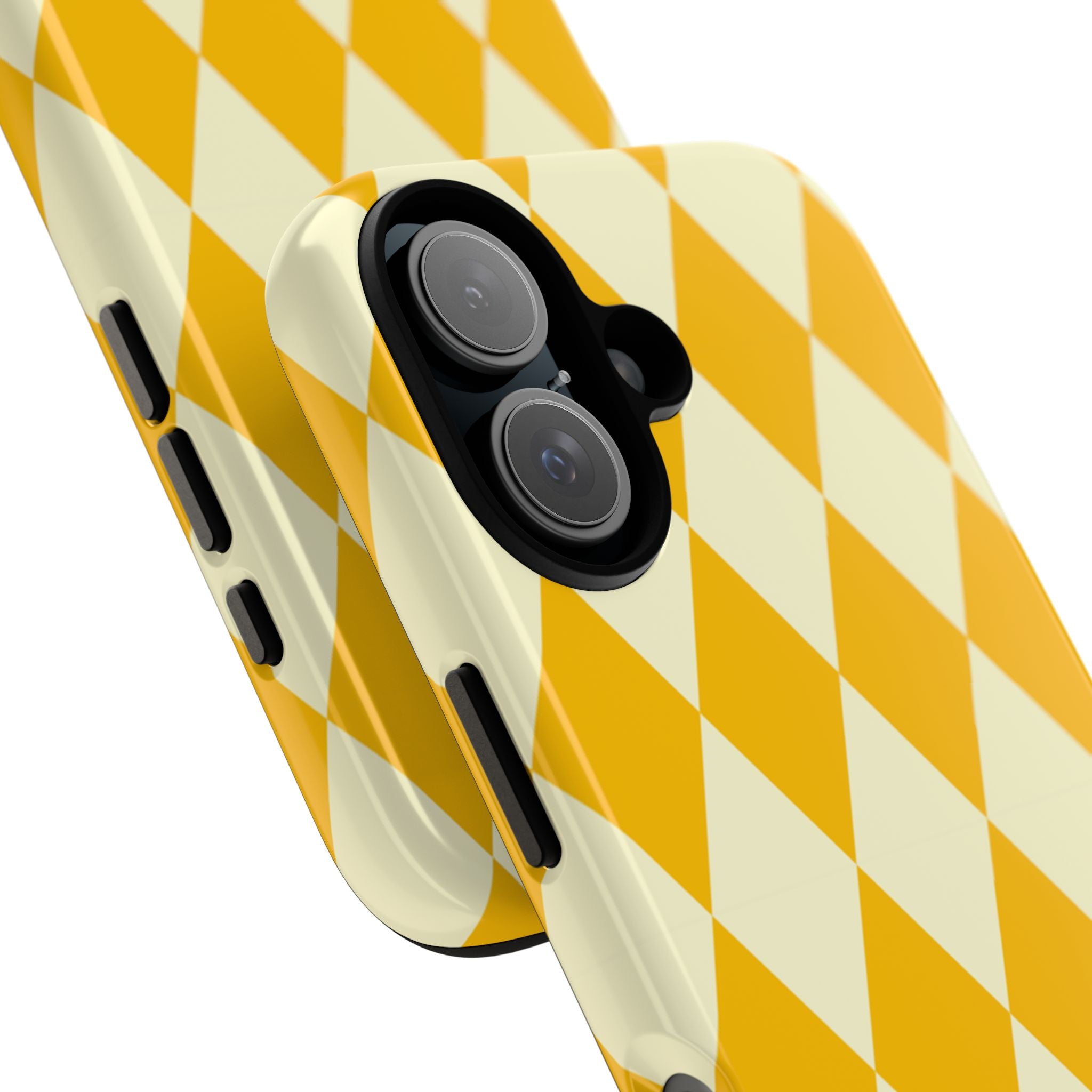 Yellow & Cream Geometric Tough Case