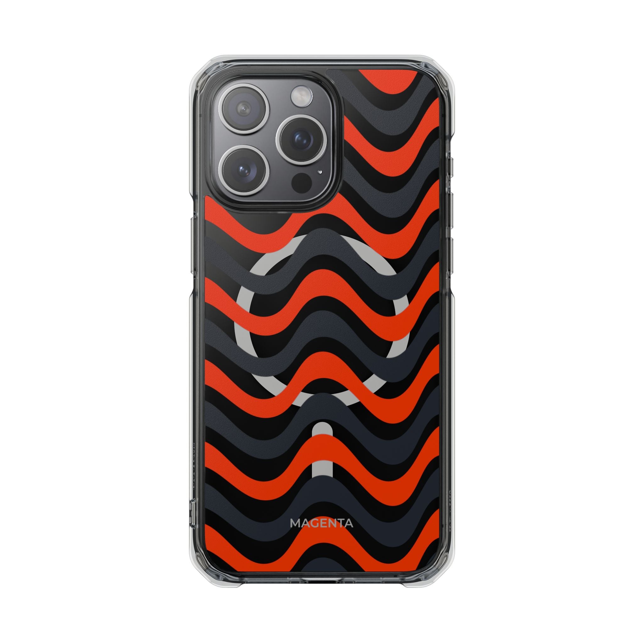 Black & Red Waves