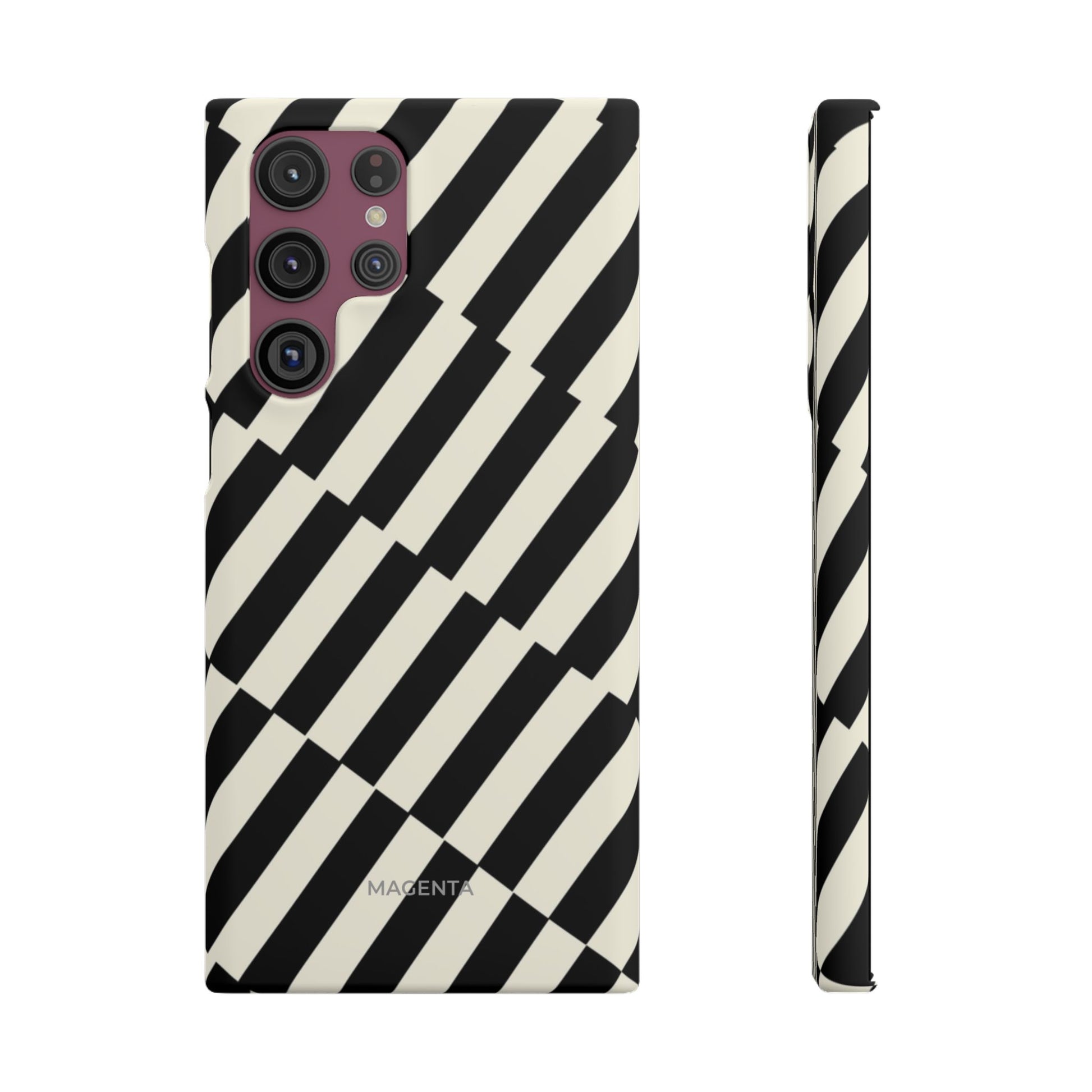 Black & White Crosswalk Snap Case