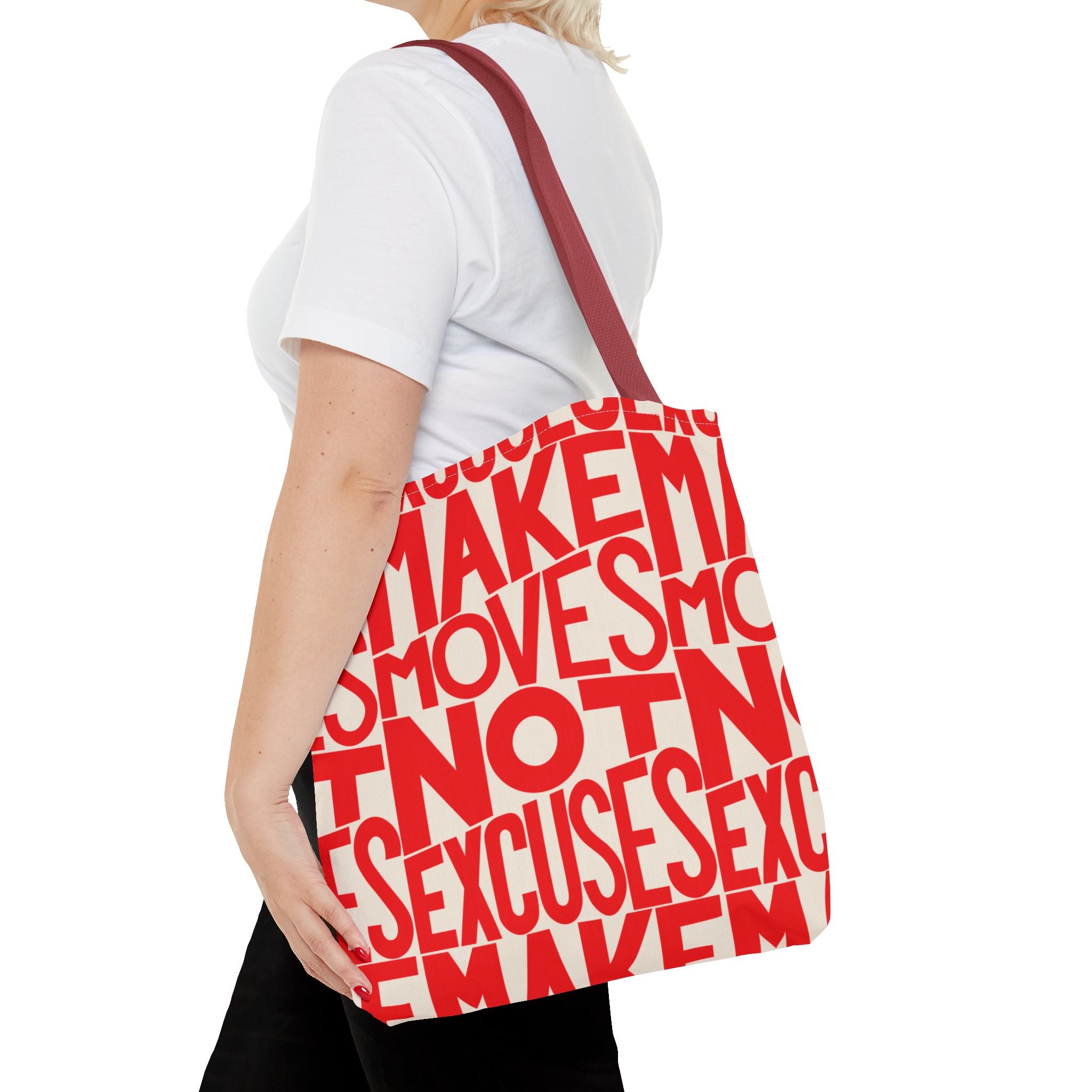 Make Moves, Not Excuses Eco-Friendly Shopping Bag