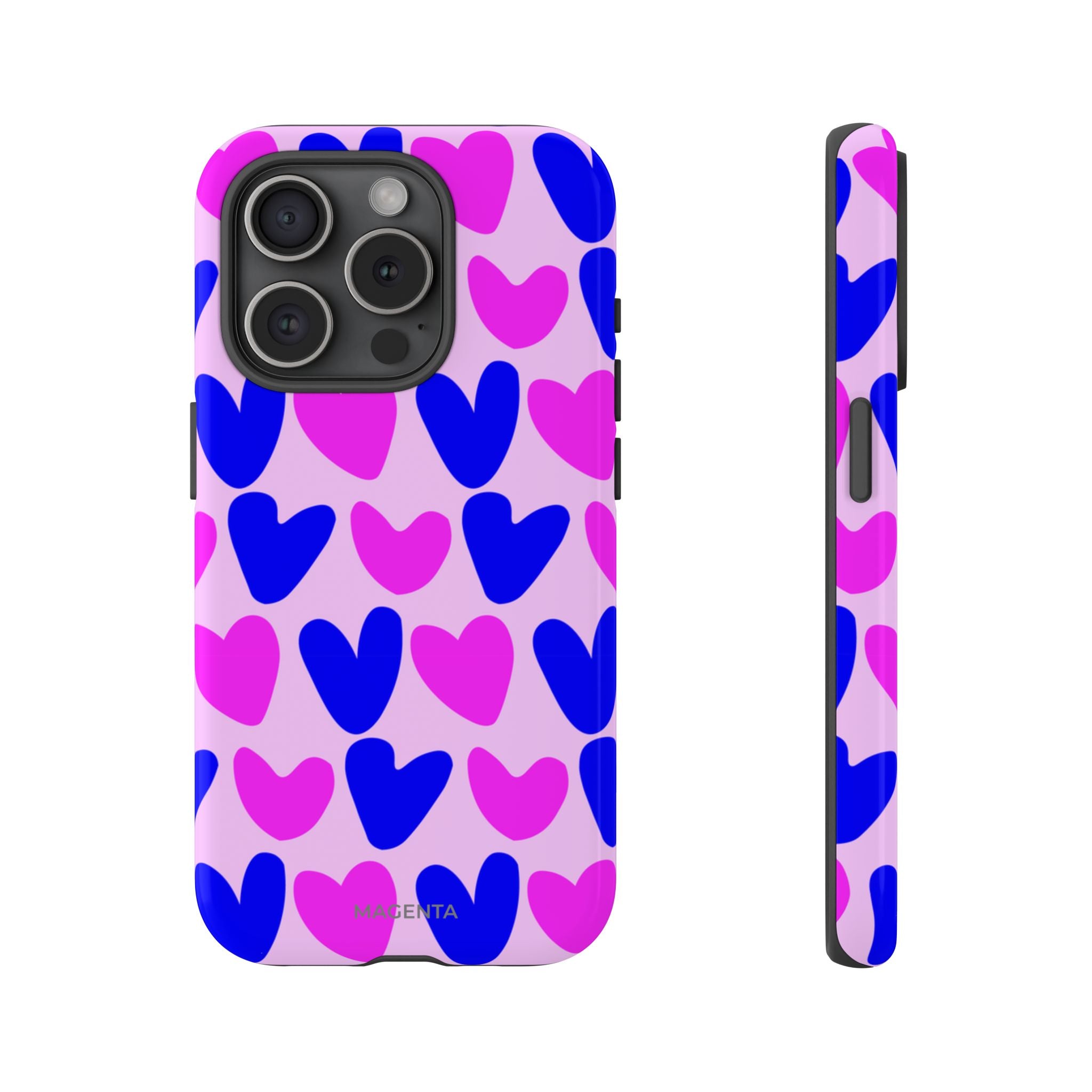 Neon Pop Hearts Tough Case