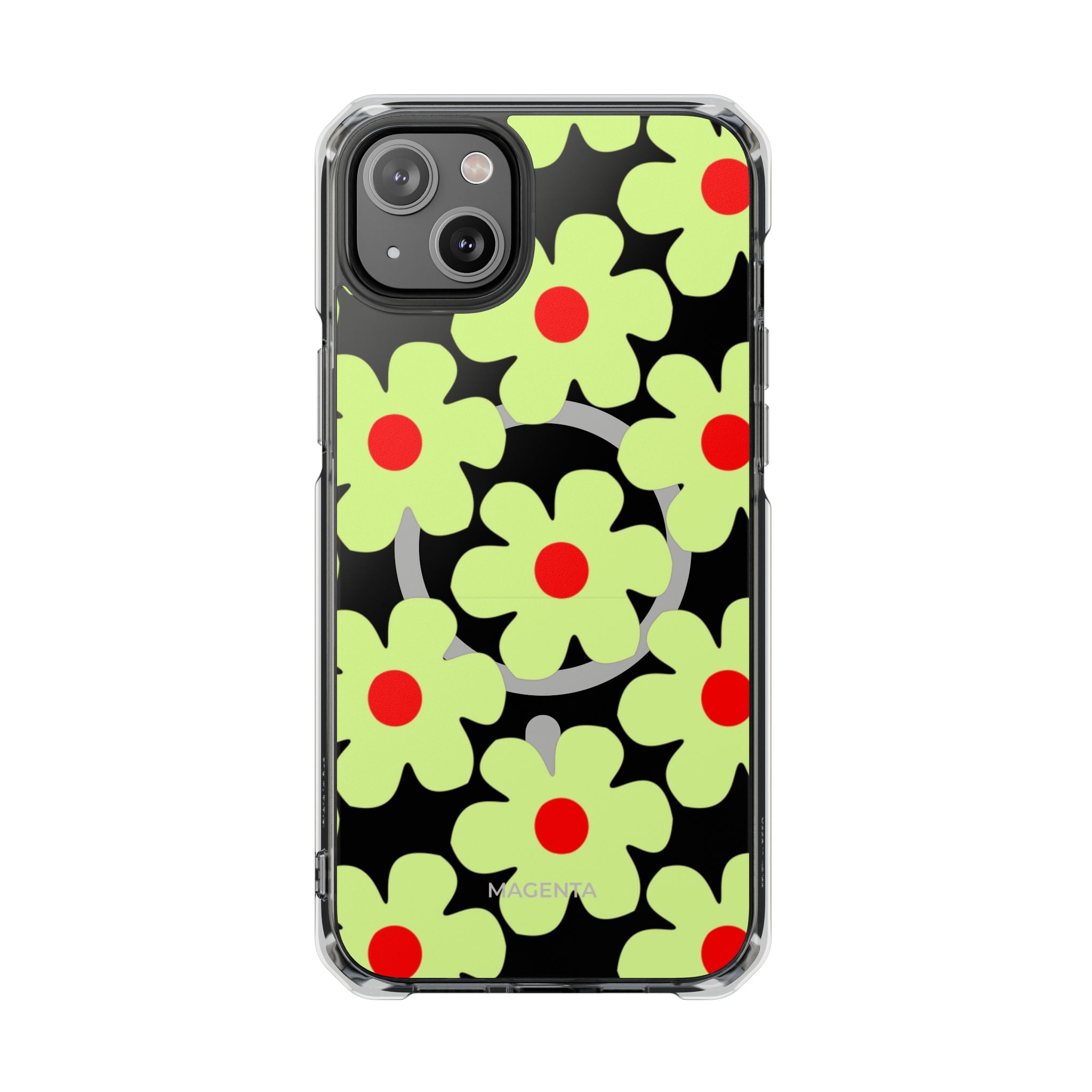 Minimal Pale Green Flowers