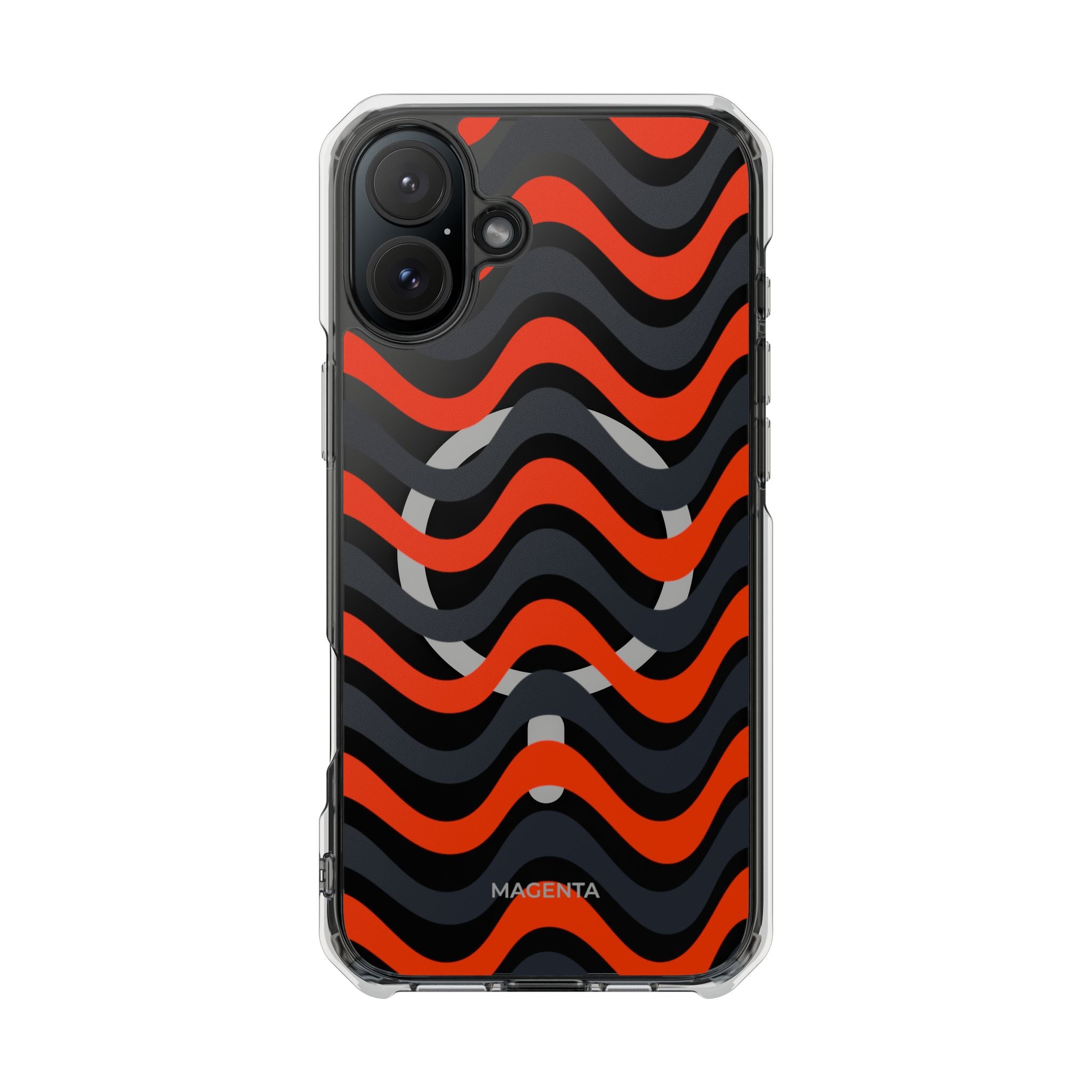 Black & Red Waves