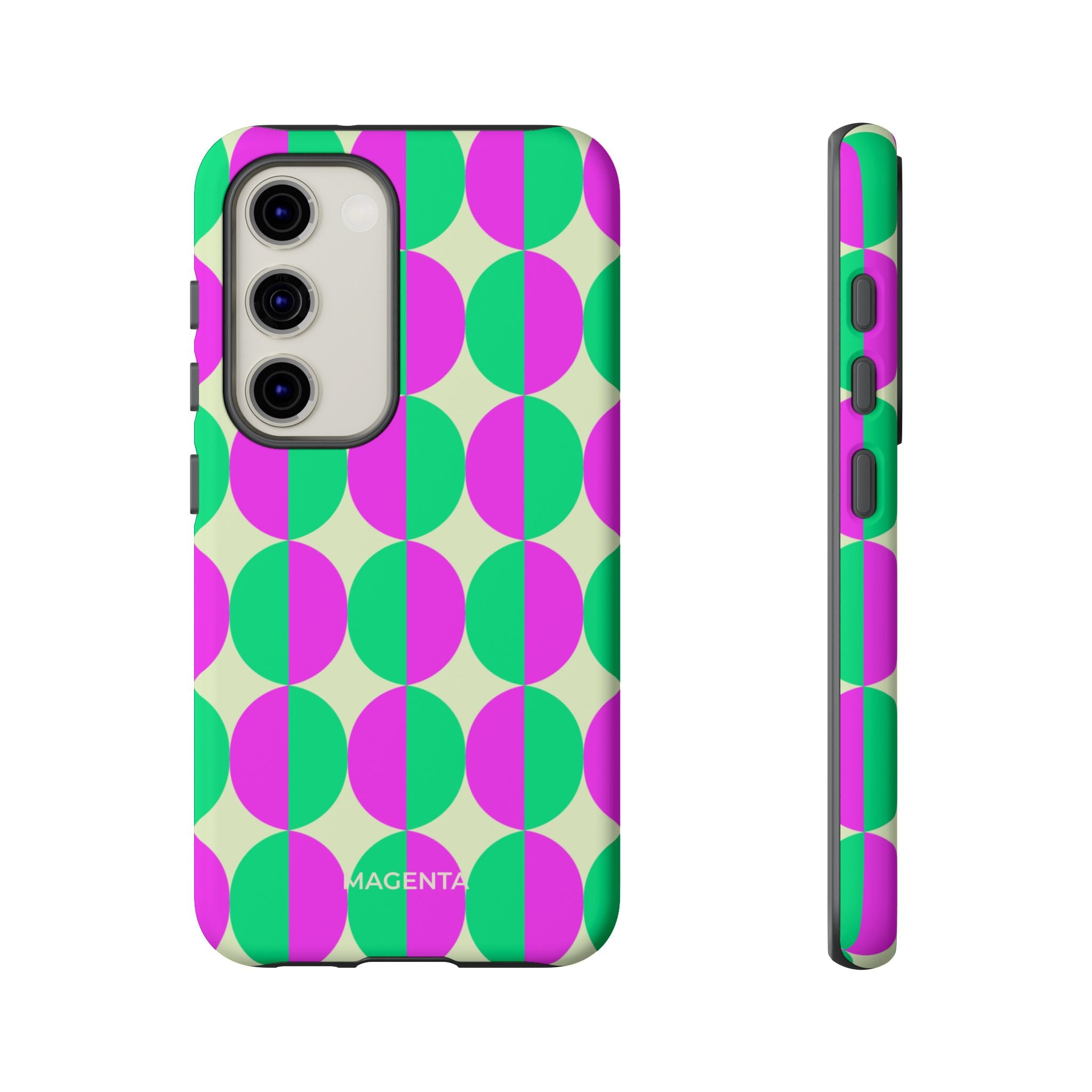Purple Green Circle Tough Case
