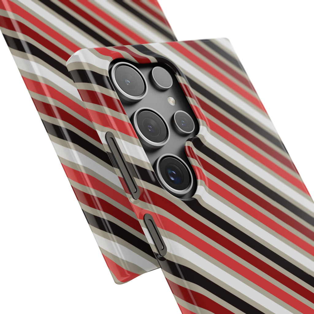 Red & Black Rhythm Snap Case