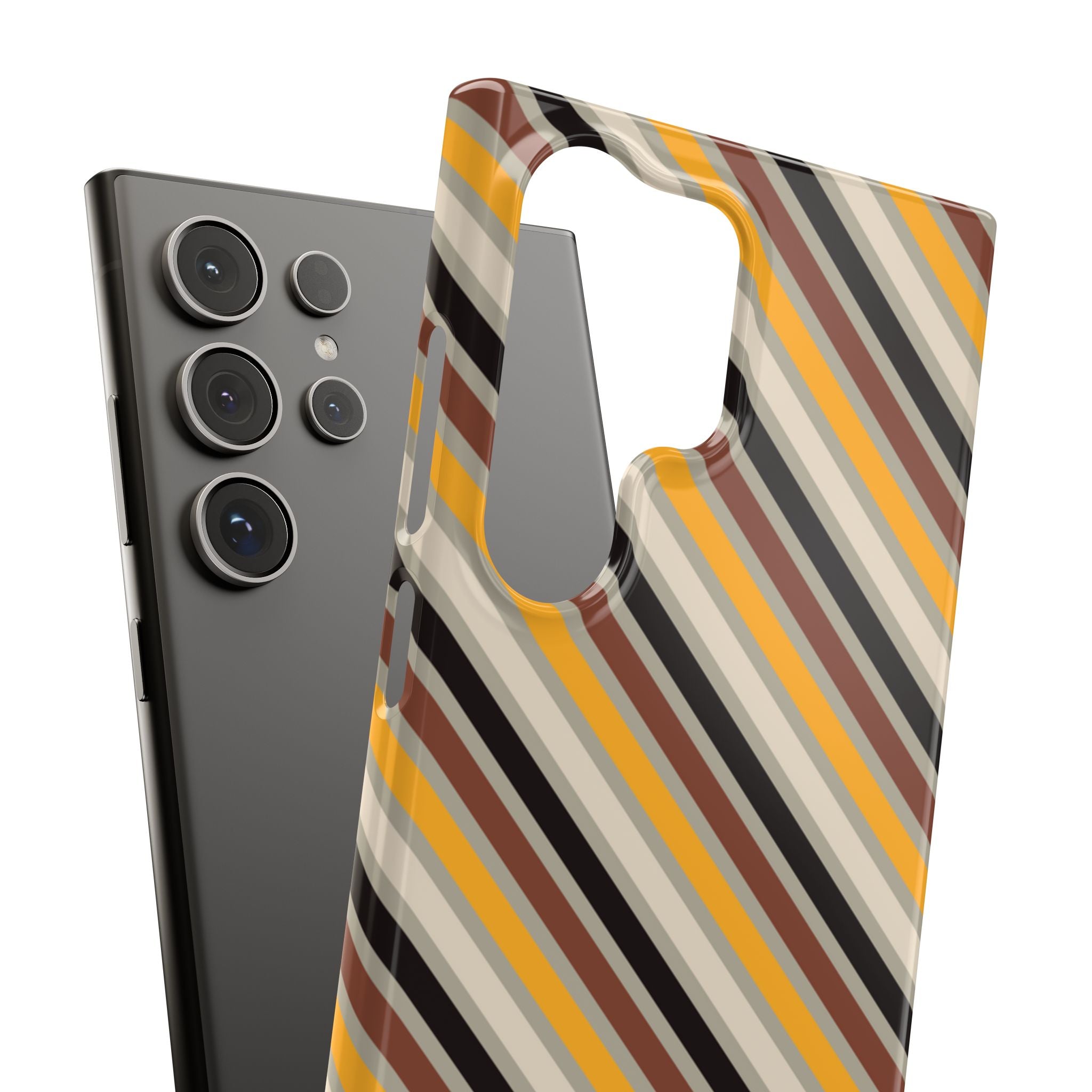 Earthy Stripes Snap Case