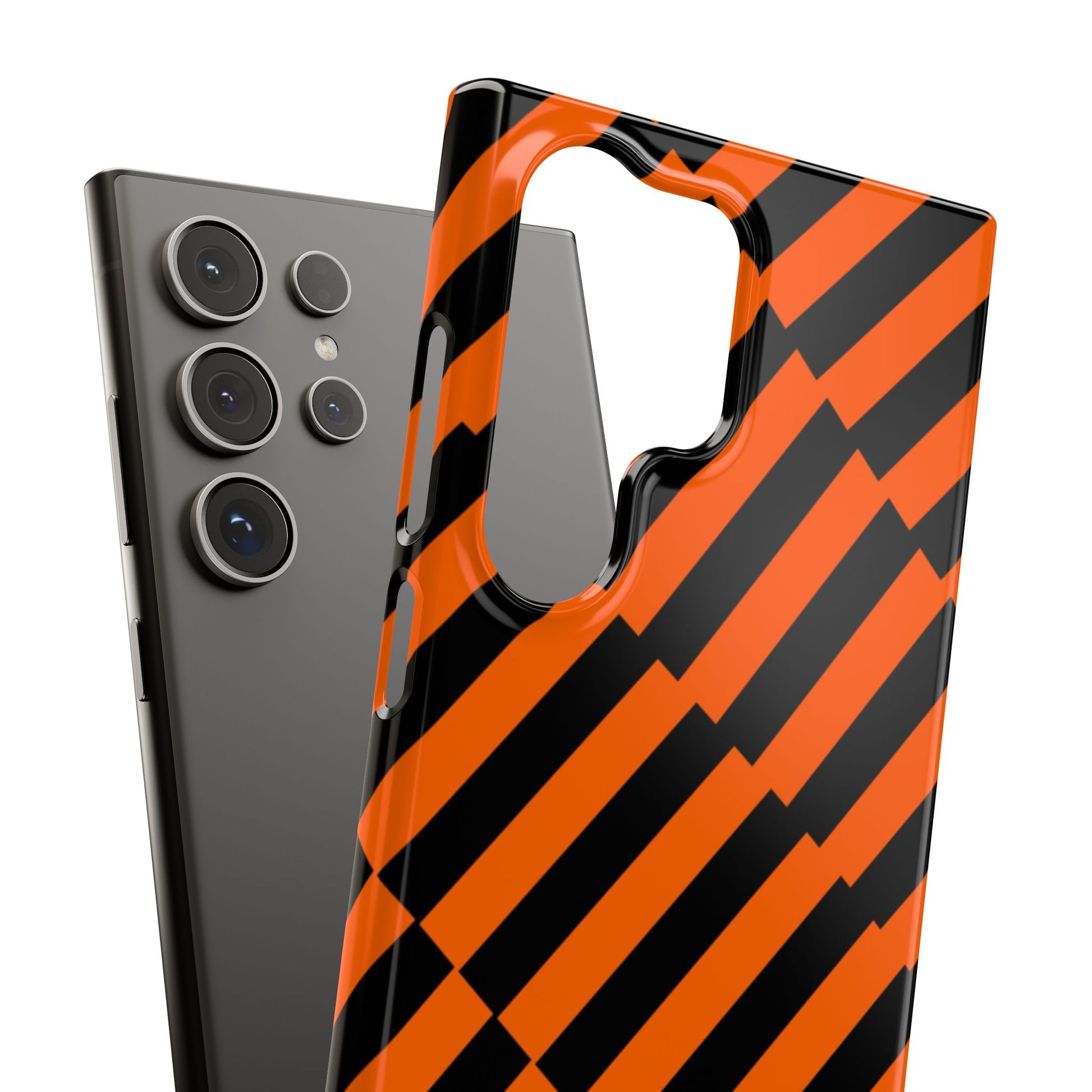 Pumpkin Stripes Snap Case