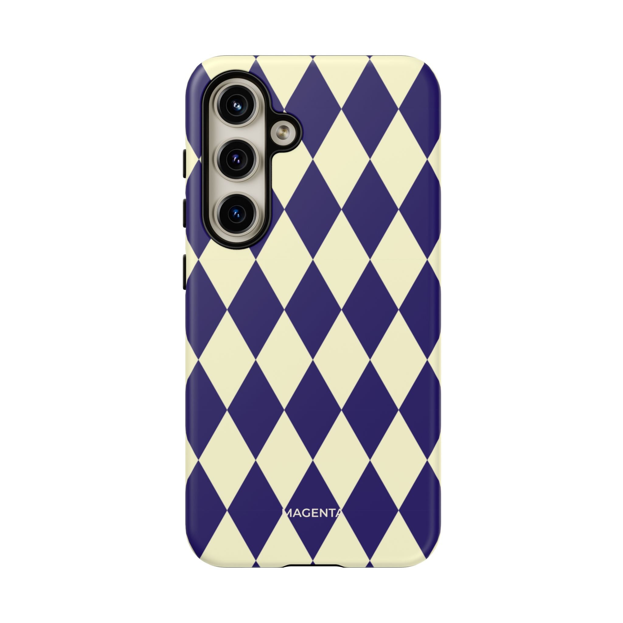 ์Navy & Cream Geometric Tough Case