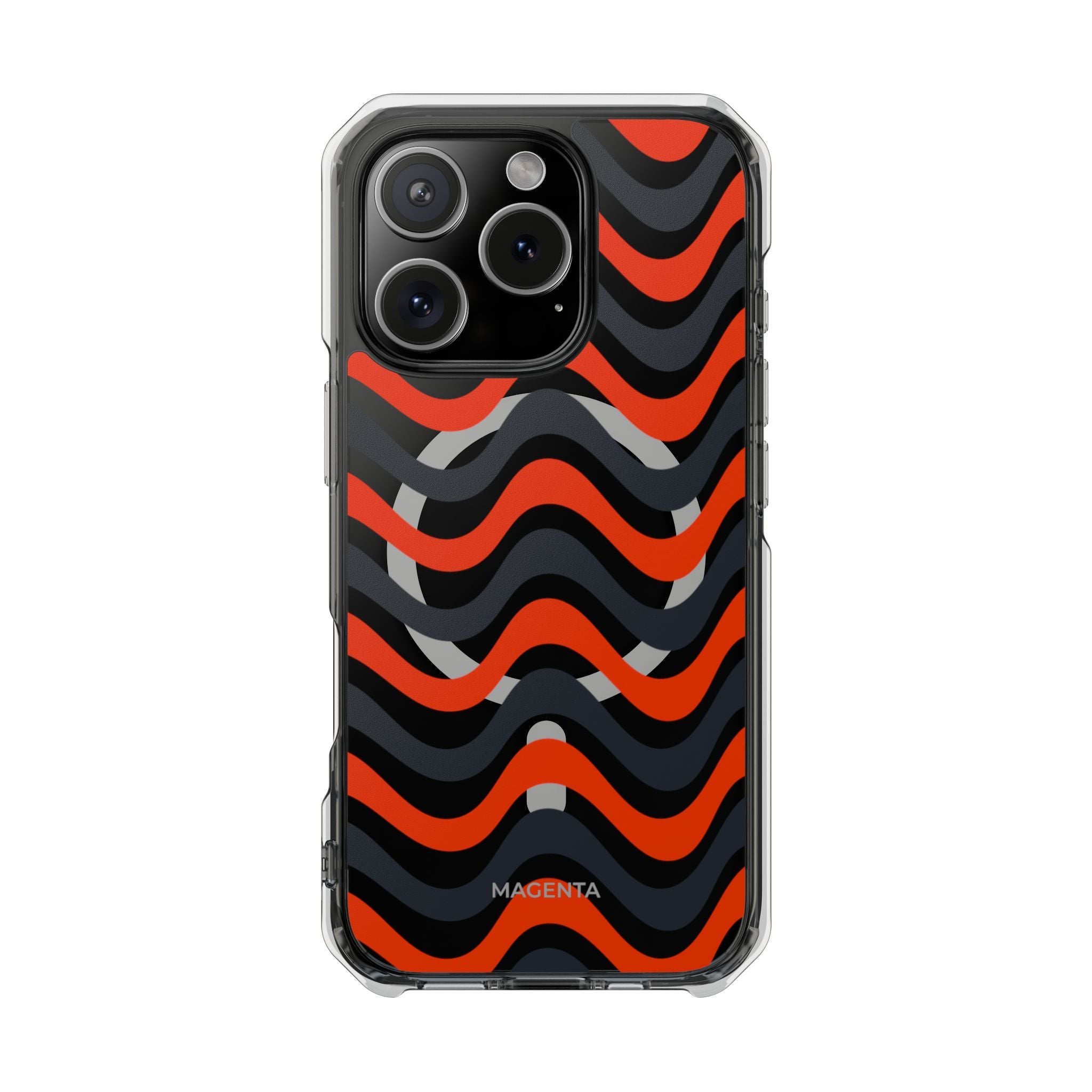 Black & Red Waves