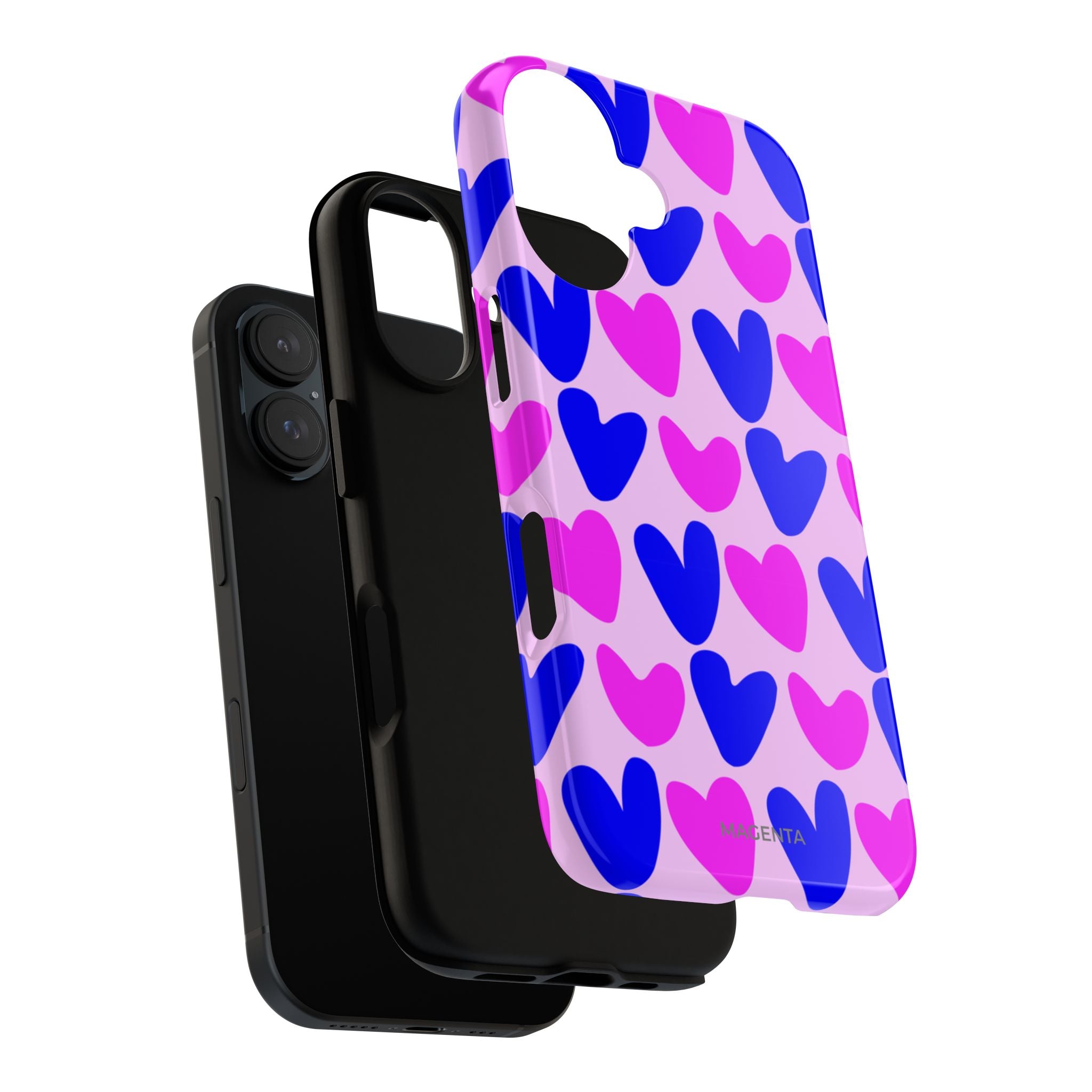 Neon Pop Hearts Tough Case