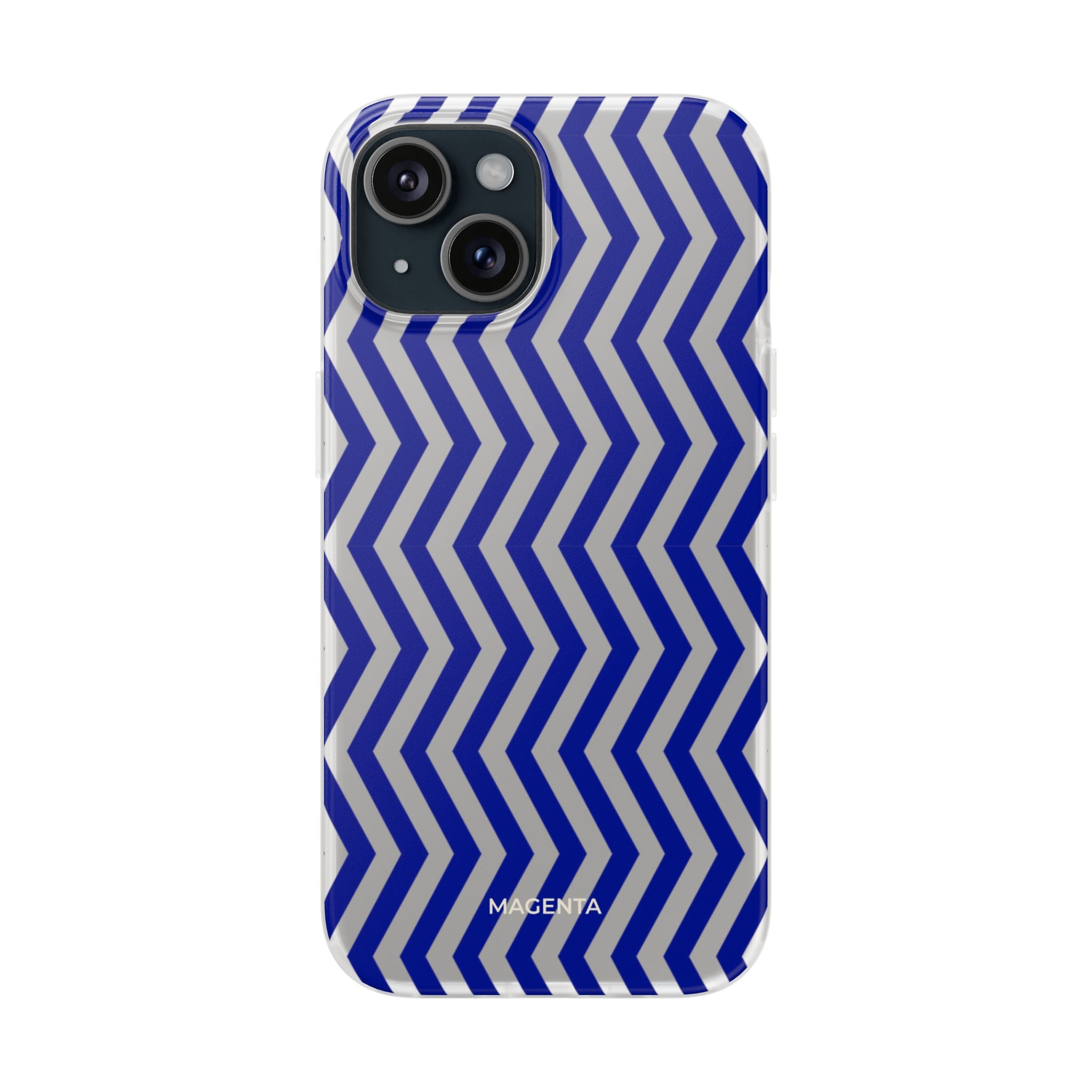 Blue Chevron Flexi Case