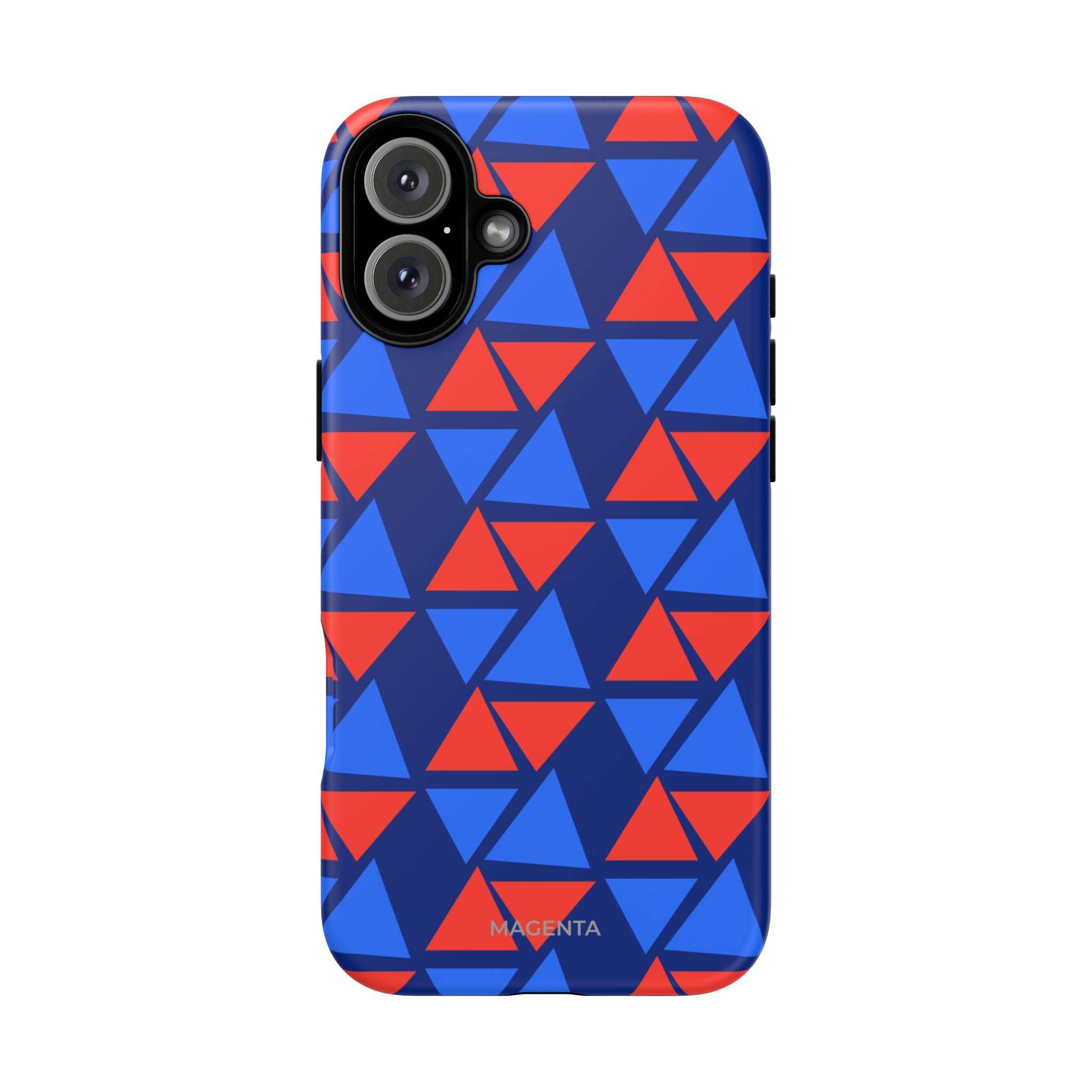 Blue Red Triangle Tough Case