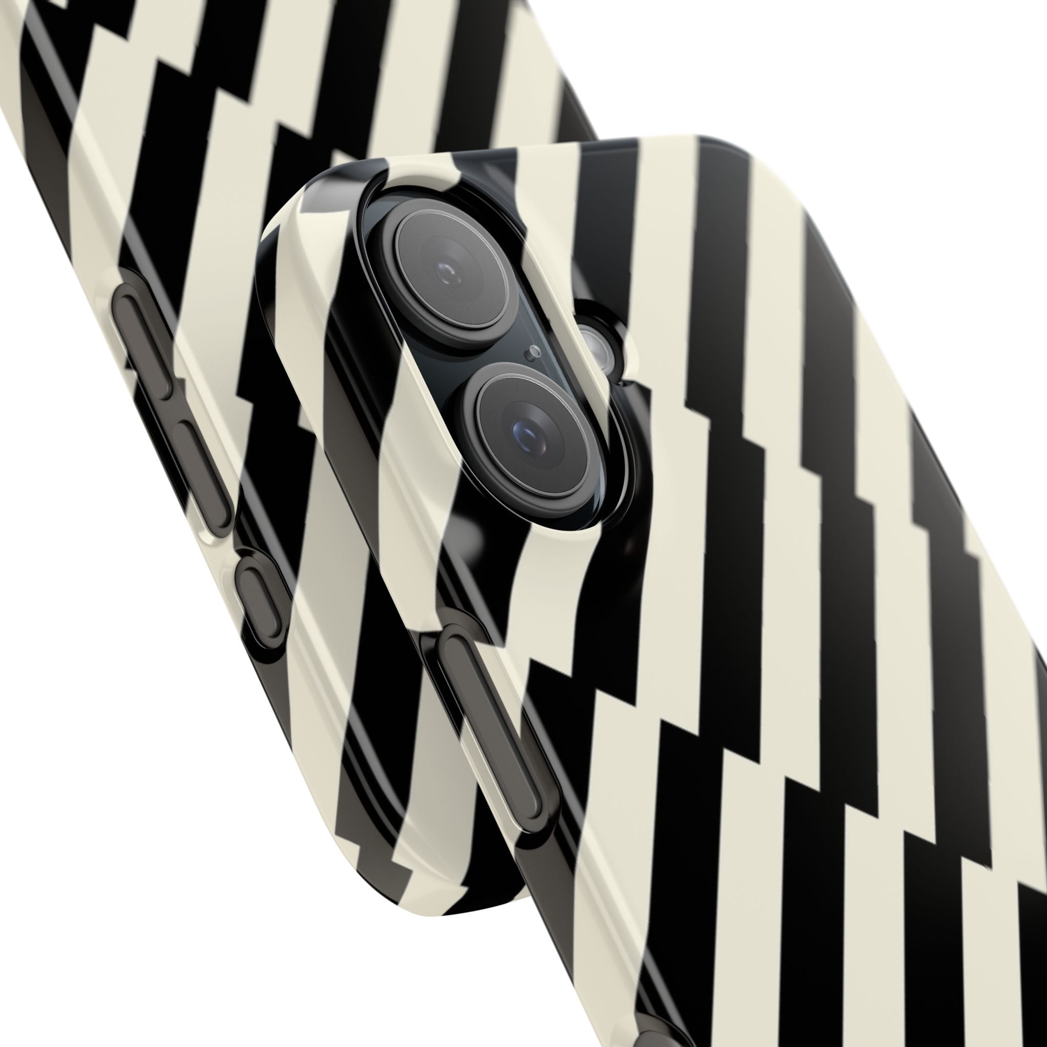 Black & White Crosswalk Snap Case