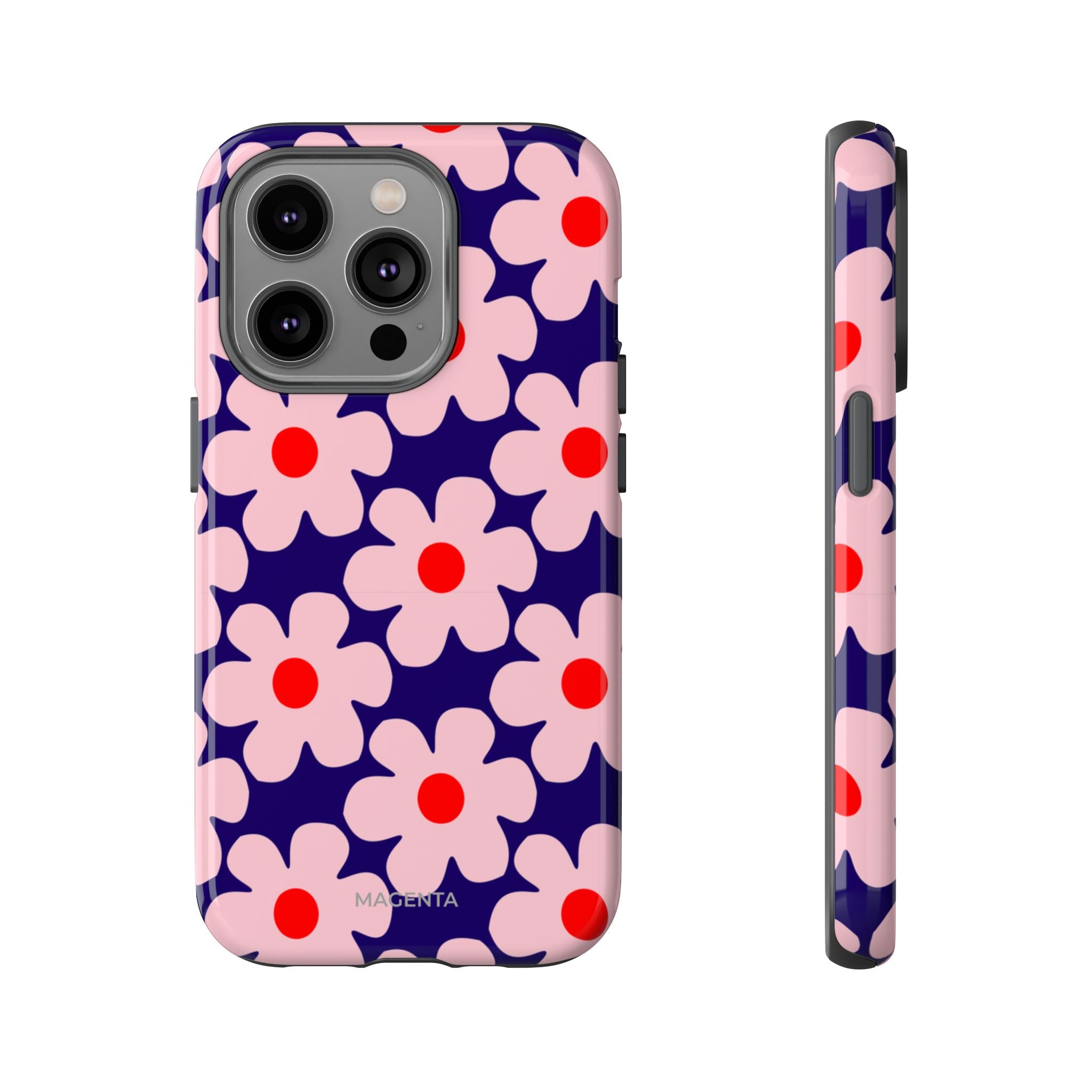 Minimal Pale Pink Flowers Tough Case