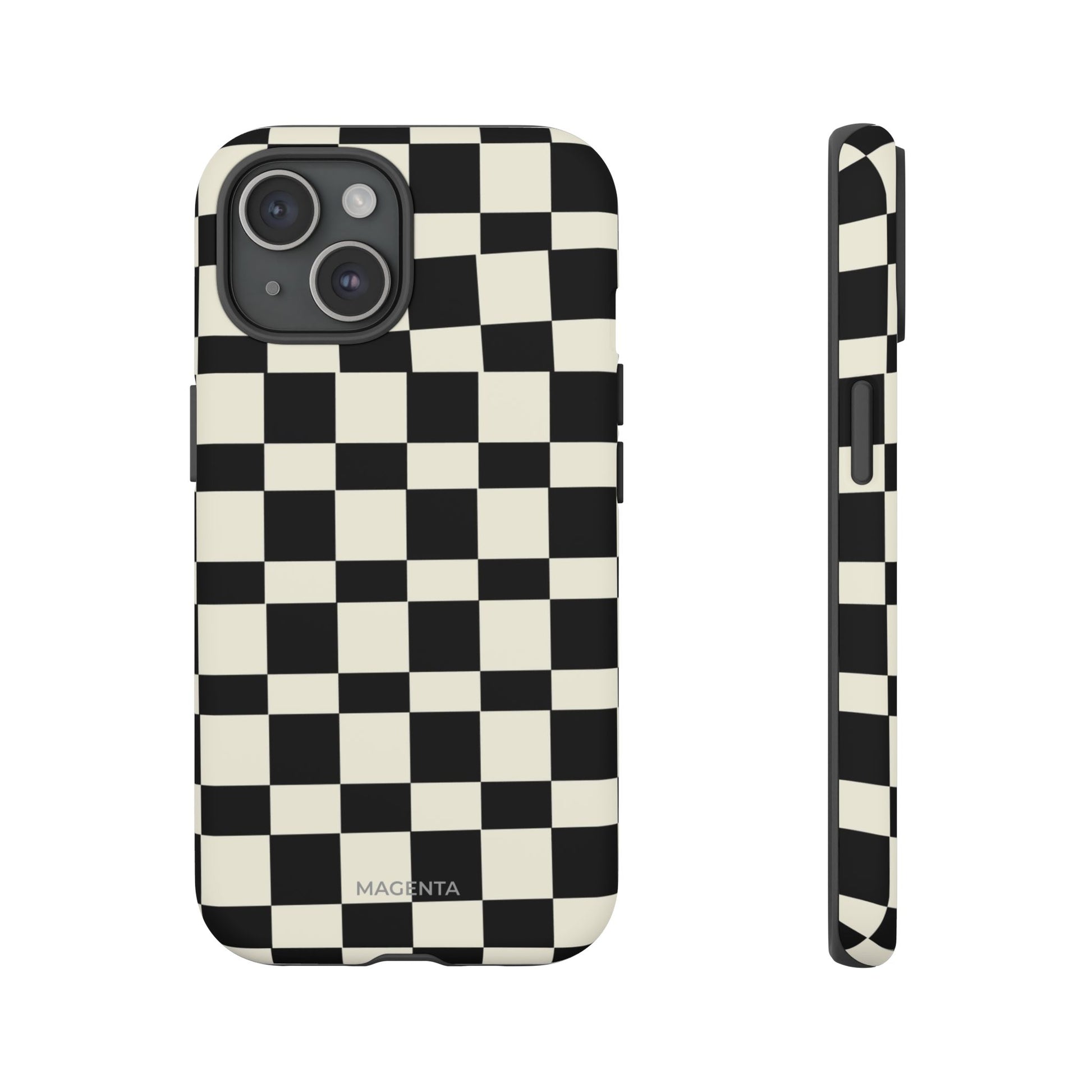 Black & White Check Tough Case