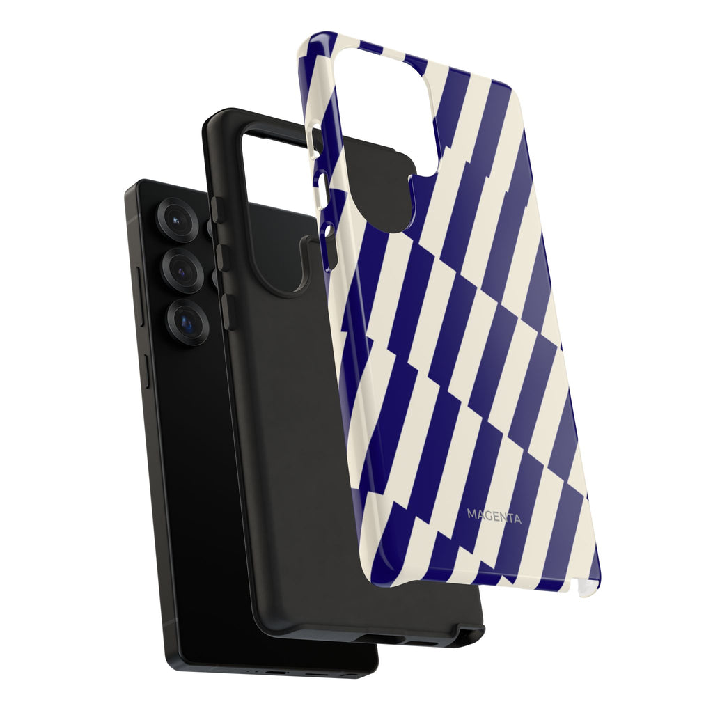Deep Blue Crosswalk Tough Case