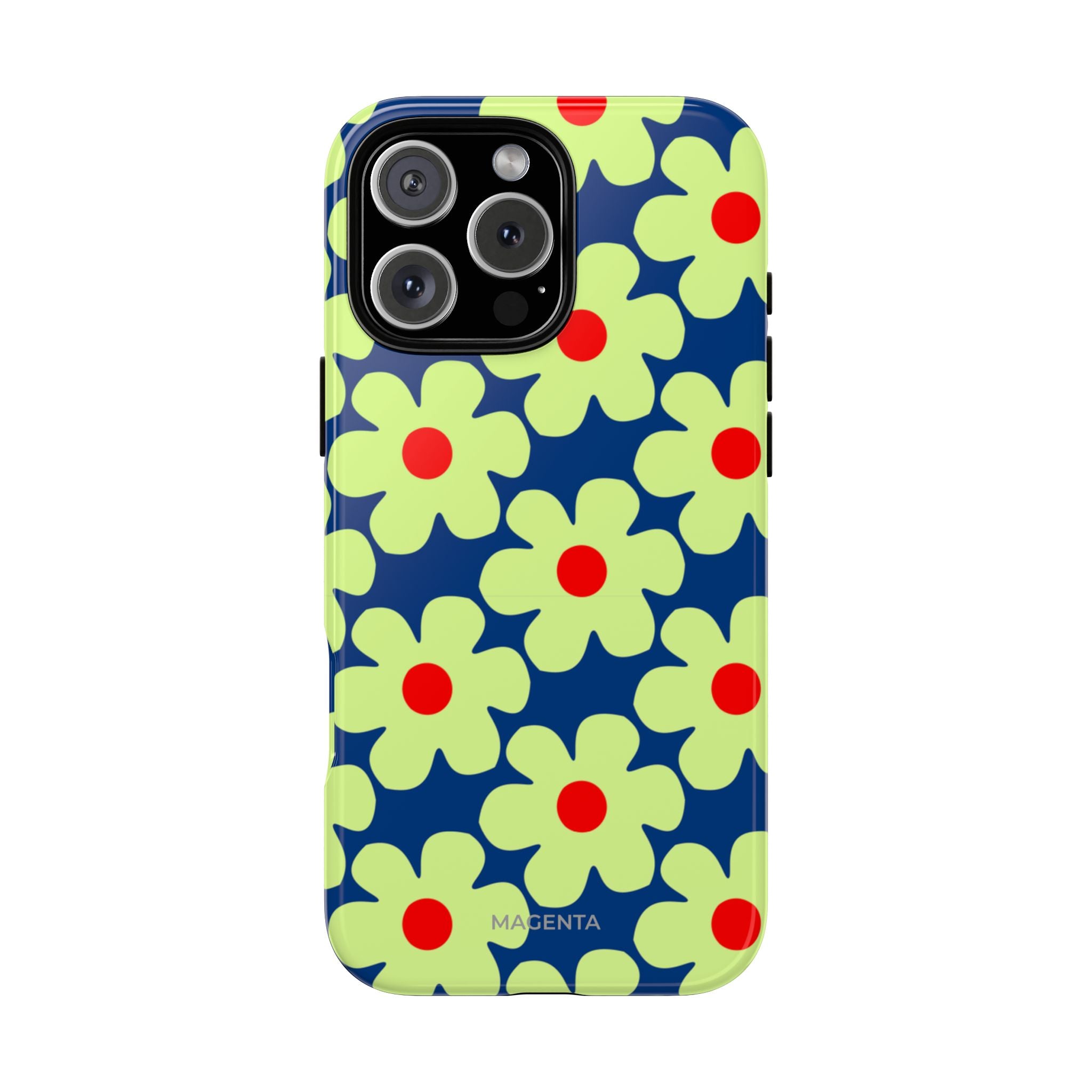 Minimal Pale Green Flowers Tough Case