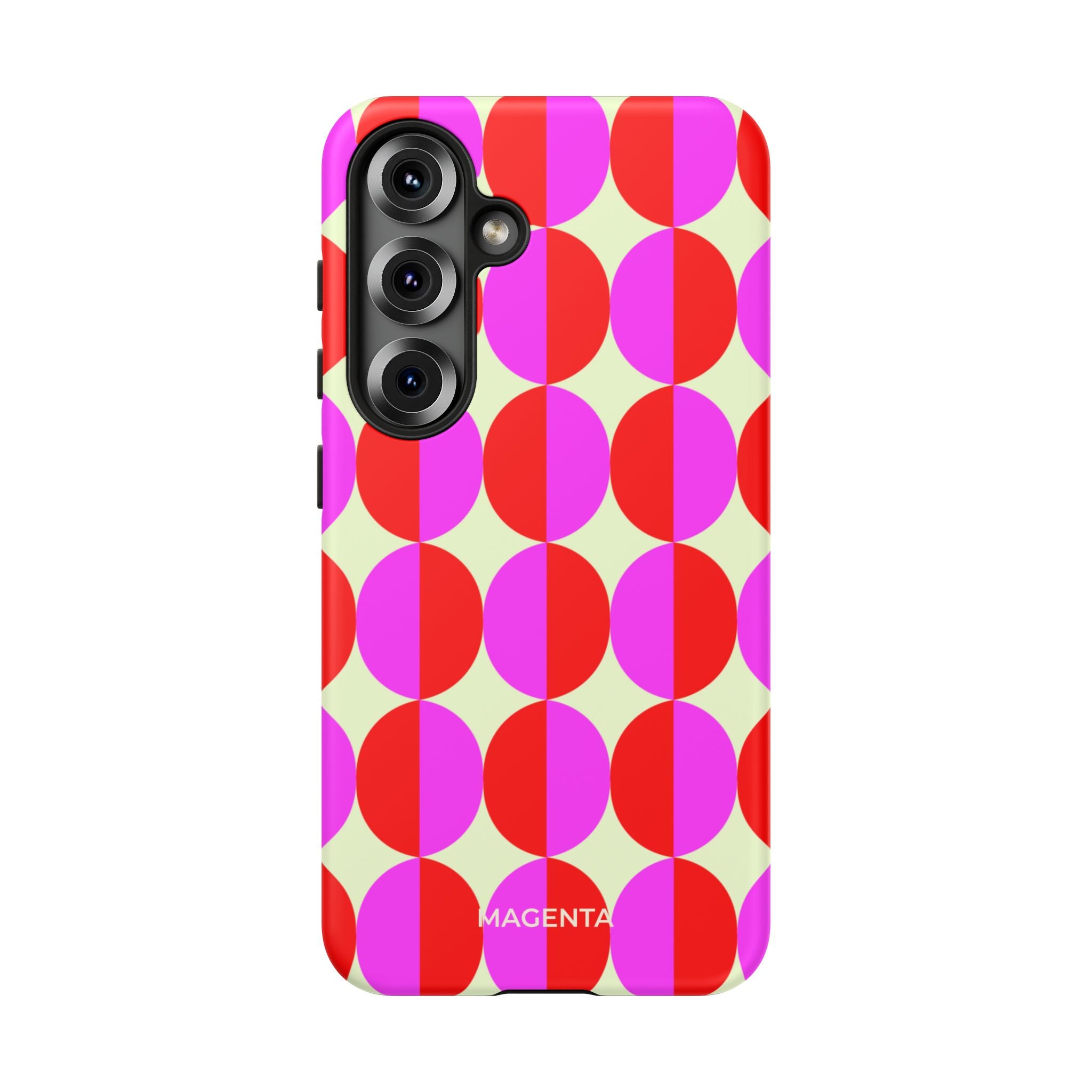 Red Pink Circle Tough Case