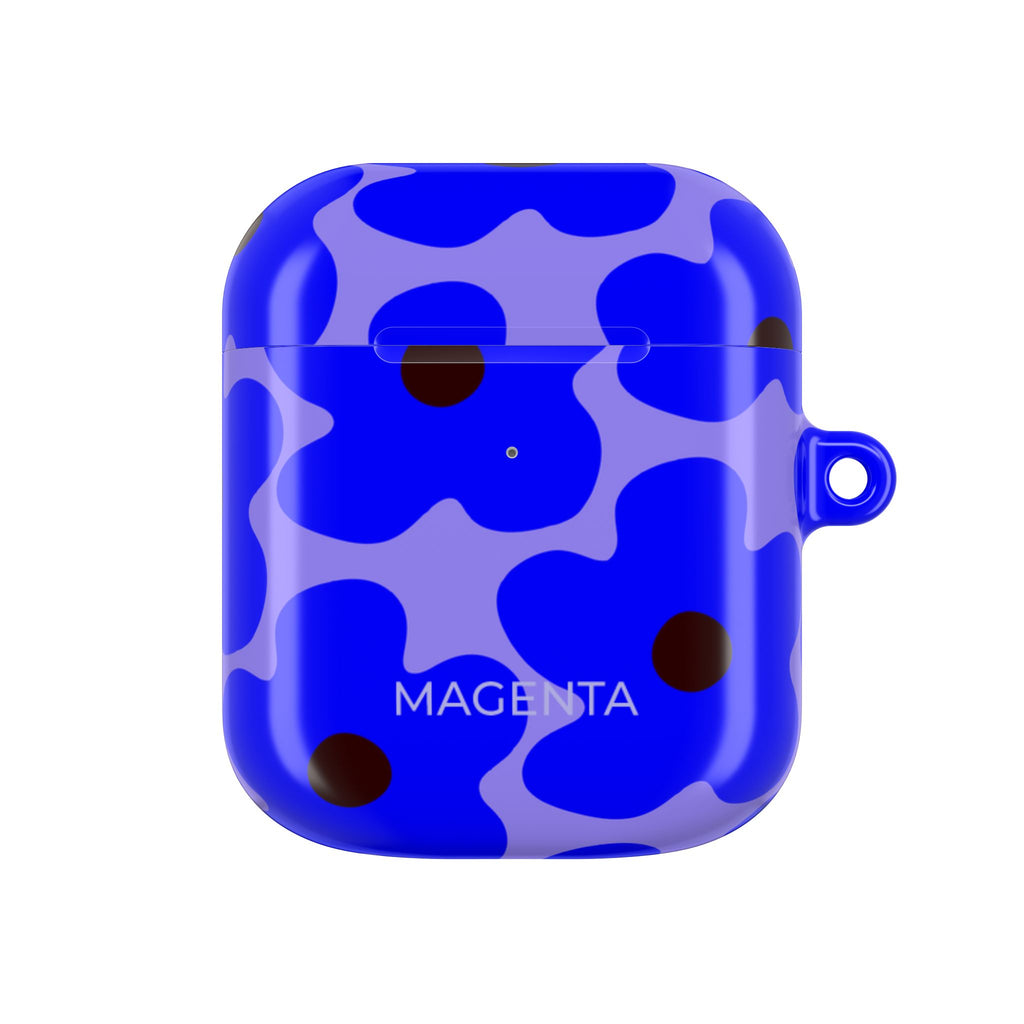 Blue Floral AirPods Case