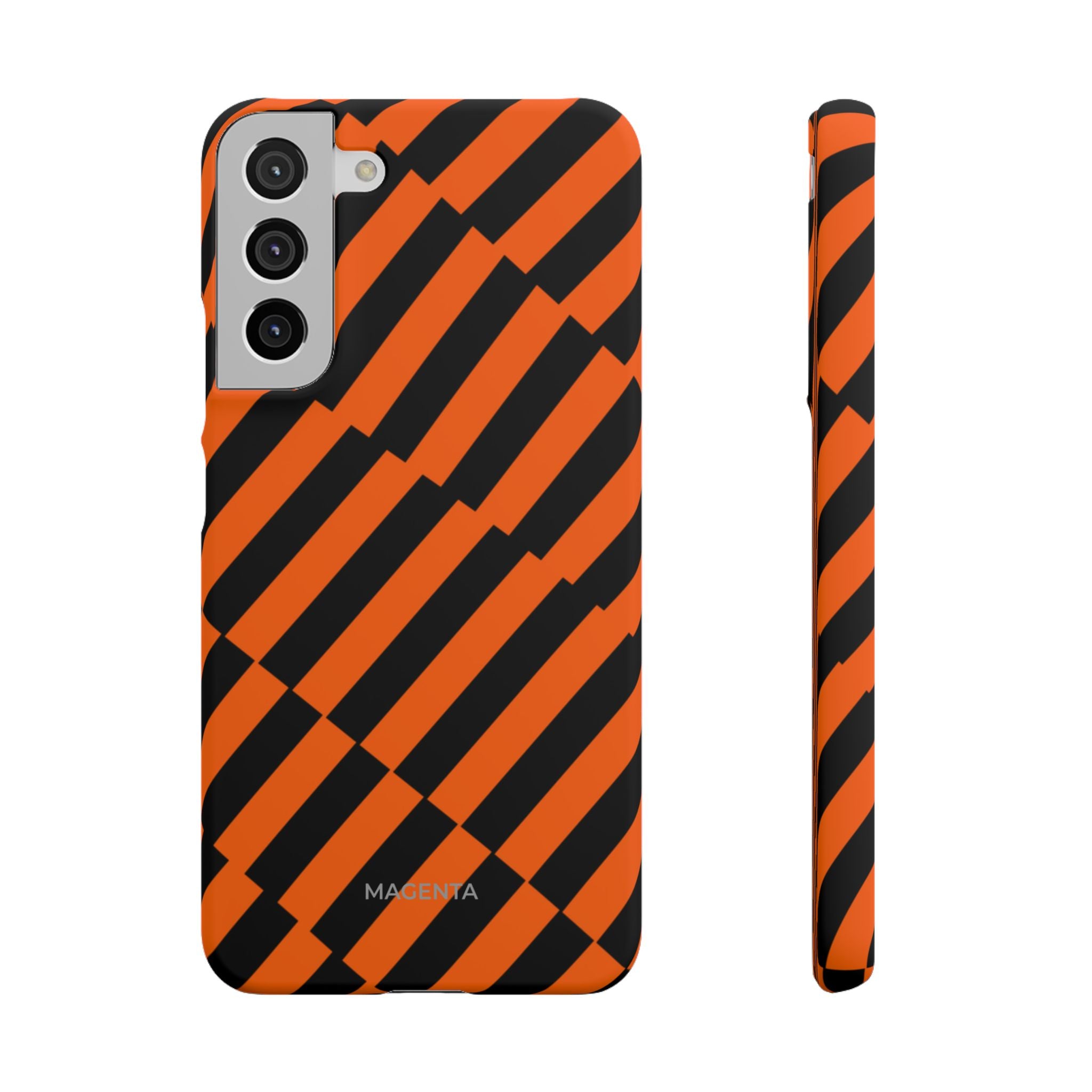 Pumpkin Stripes Snap Case