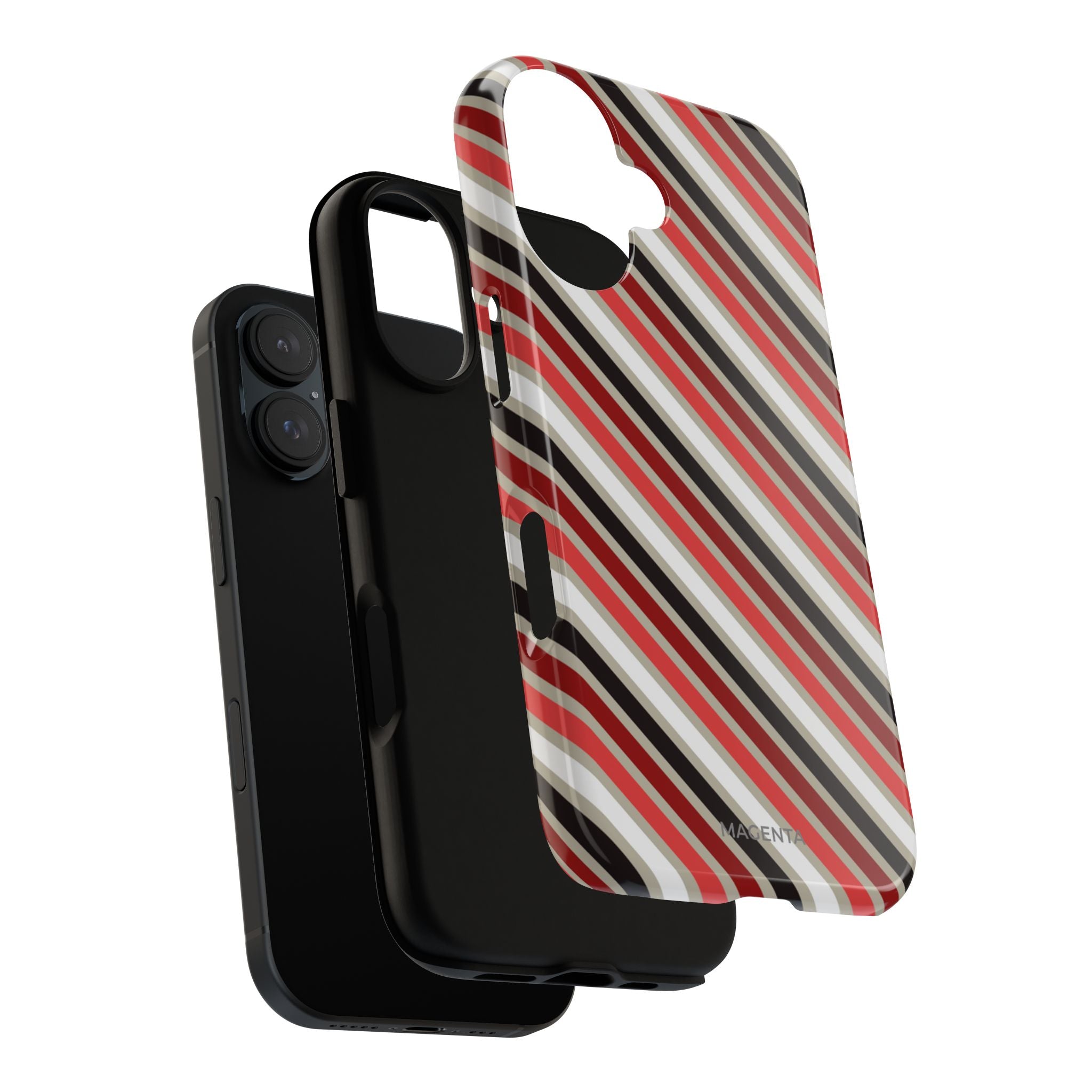Red-Black Rhythm Tough Case