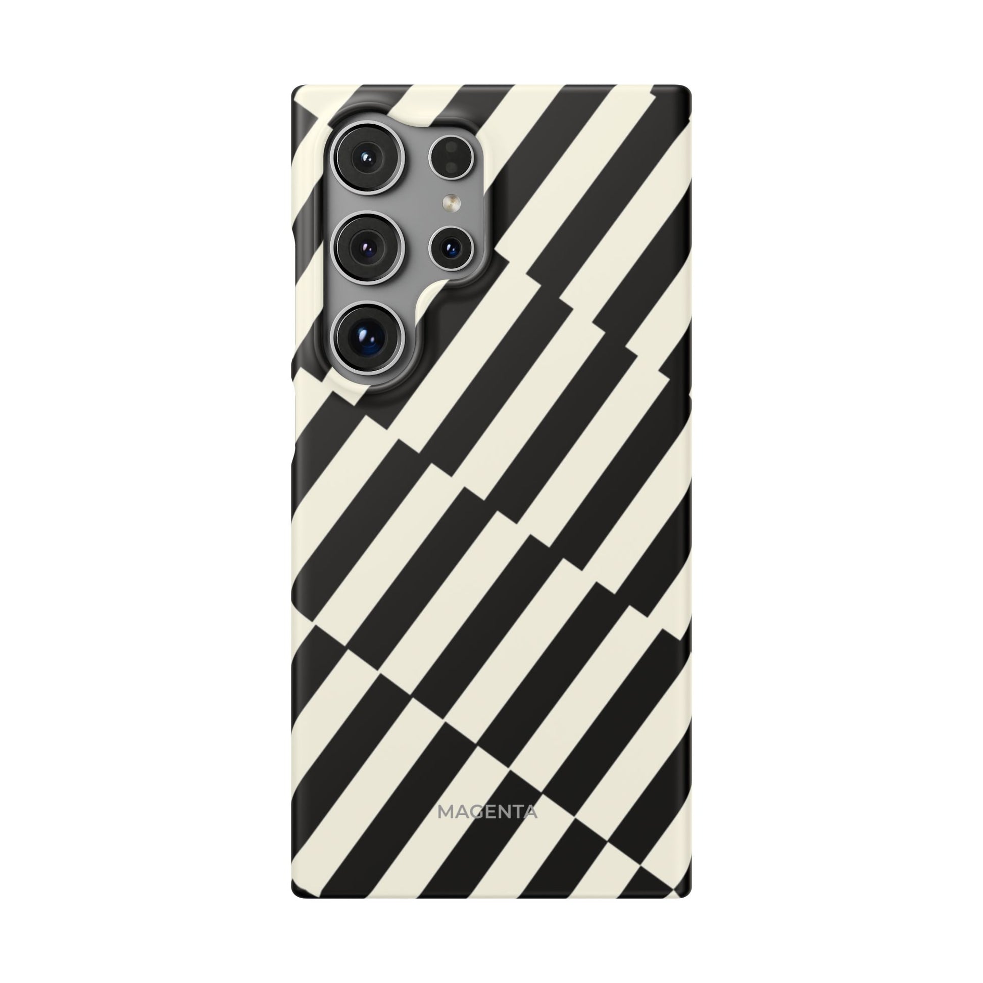 Black & White Crosswalk Snap Case